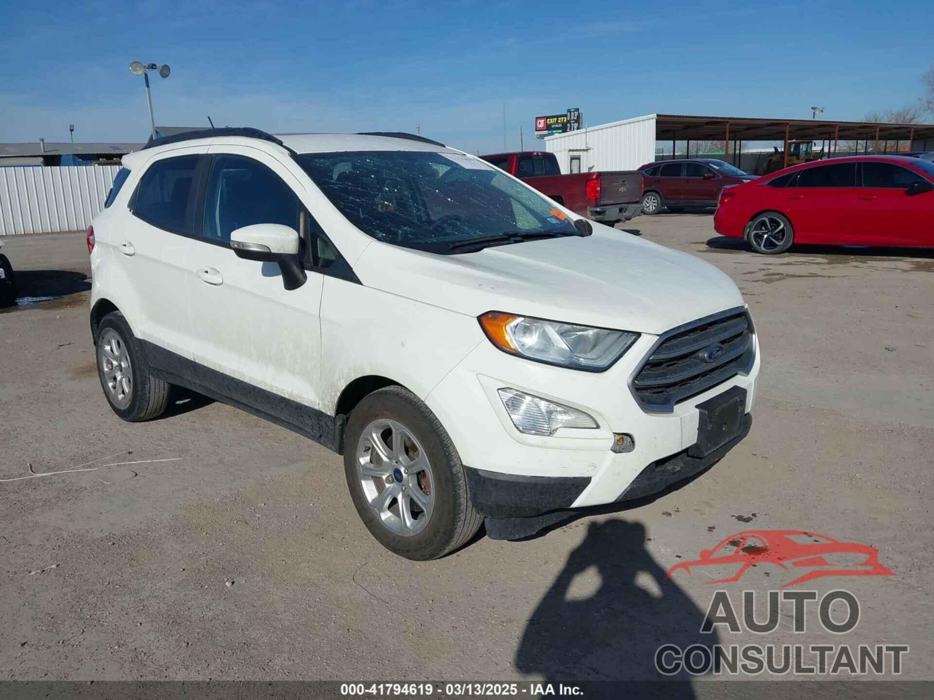 FORD ECOSPORT 2019 - MAJ3S2GE7KC277675