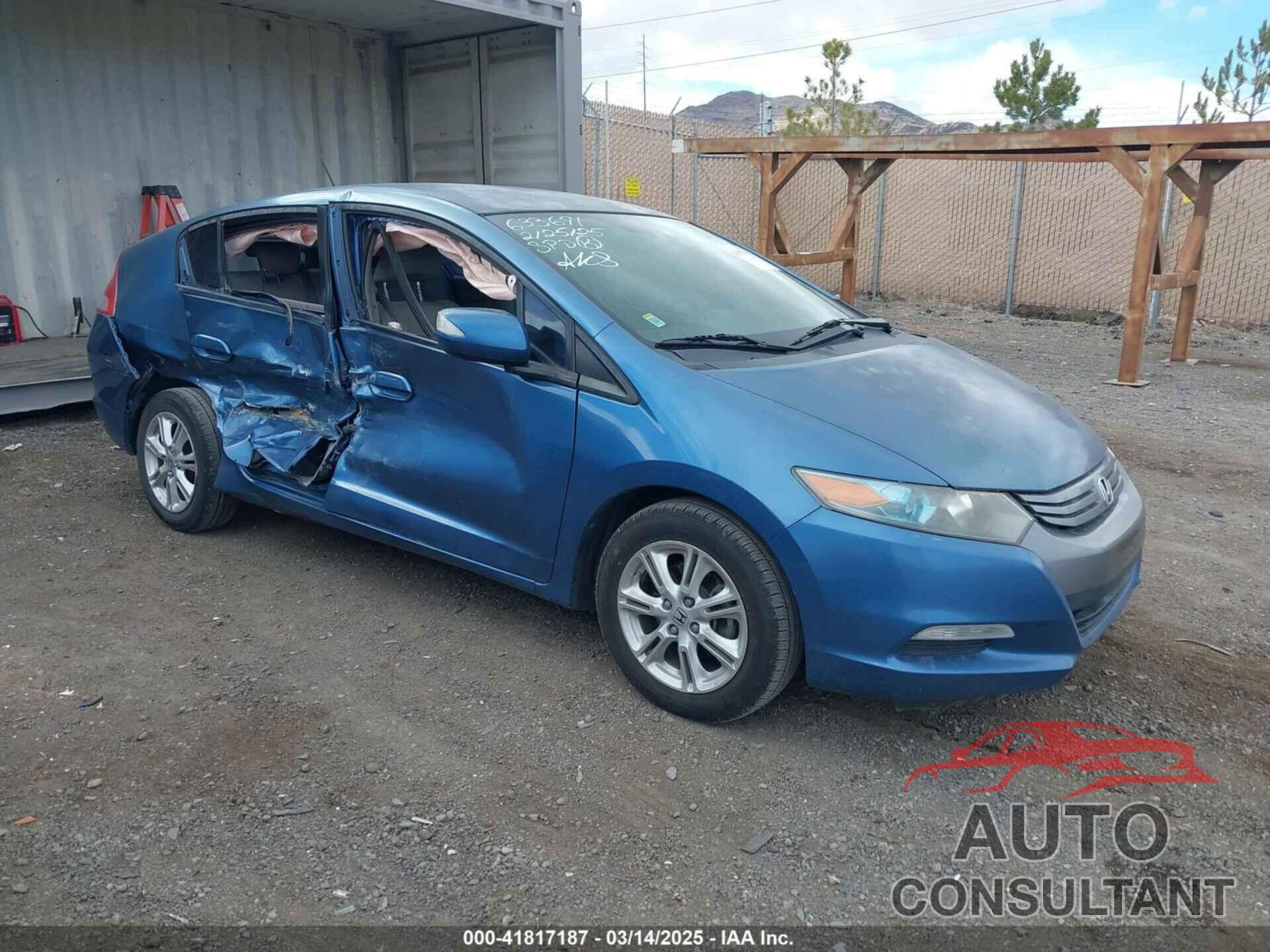 HONDA INSIGHT 2010 - JHMZE2H79AS006521