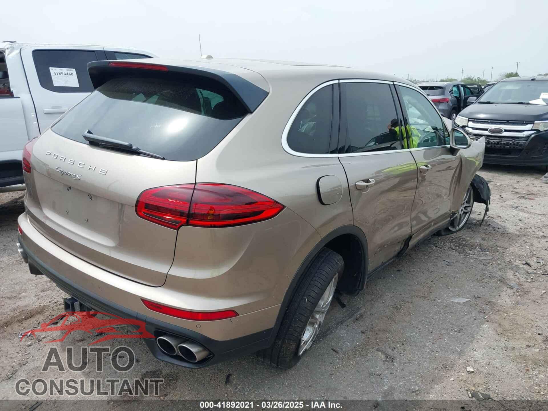 PORSCHE CAYENNE 2015 - WP1AB2A29FLA59662