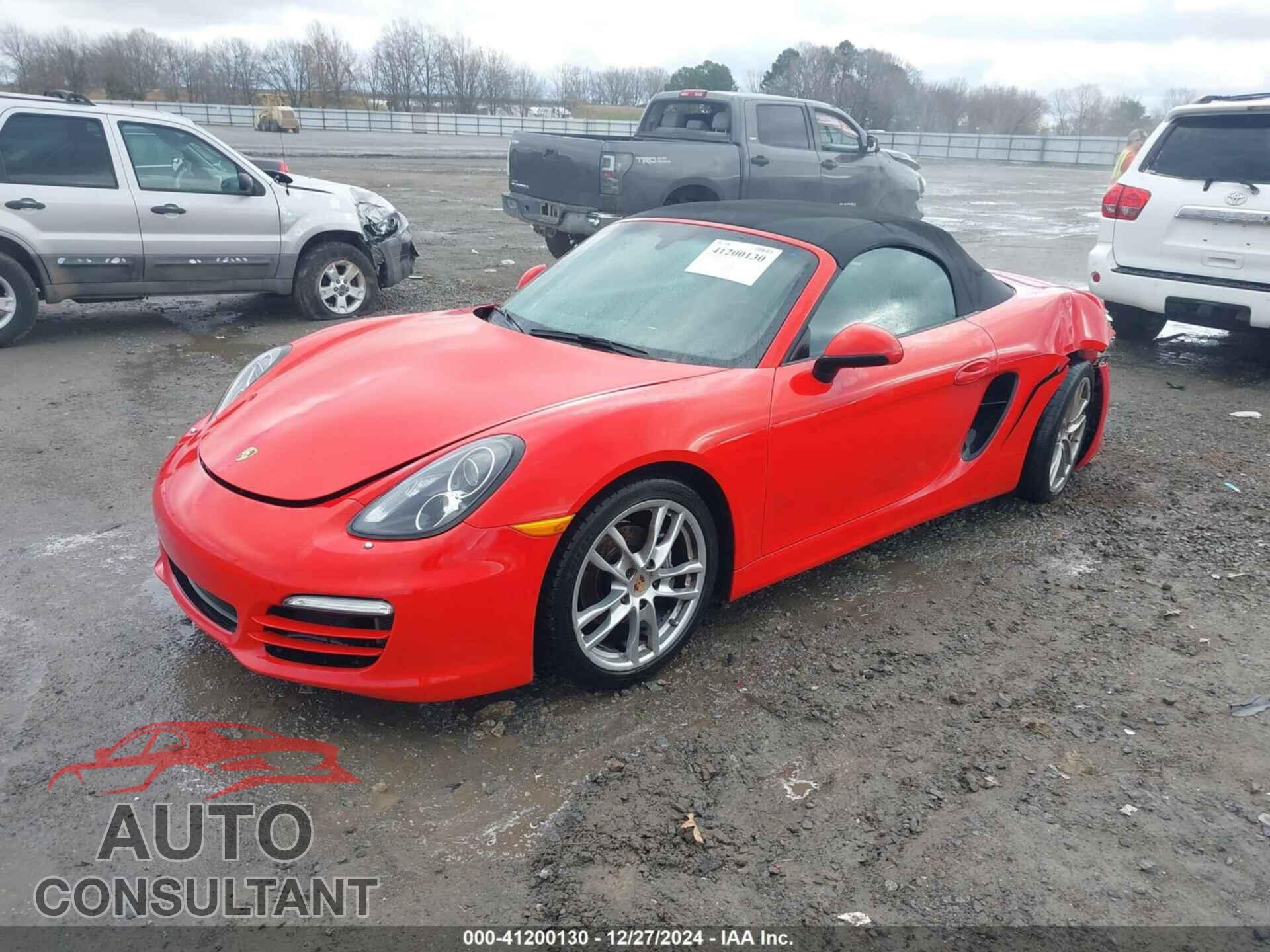 PORSCHE BOXSTER 2014 - WP0CA2A89ES120109