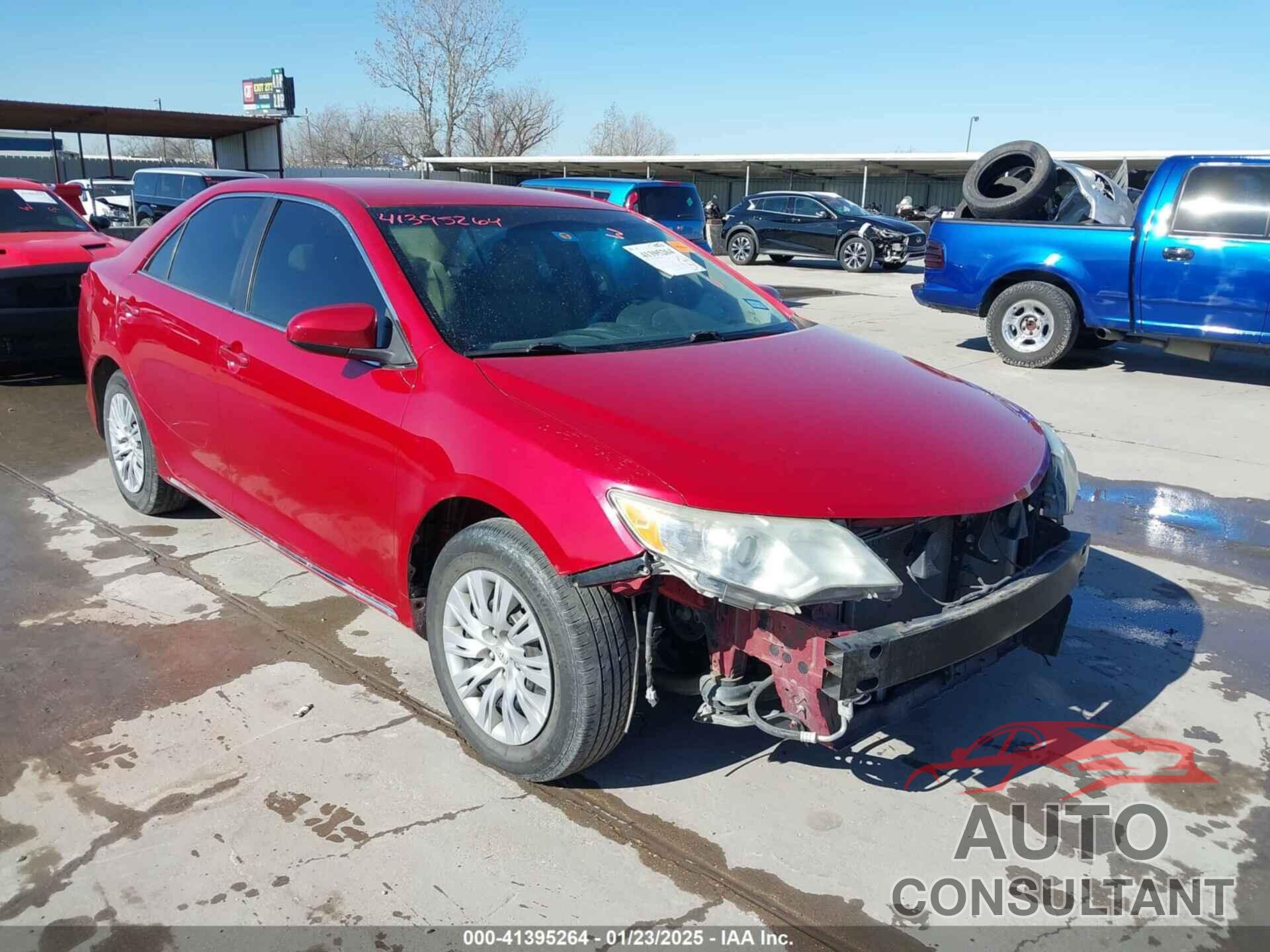 TOYOTA CAMRY 2012 - 4T4BF1FKXCR167373