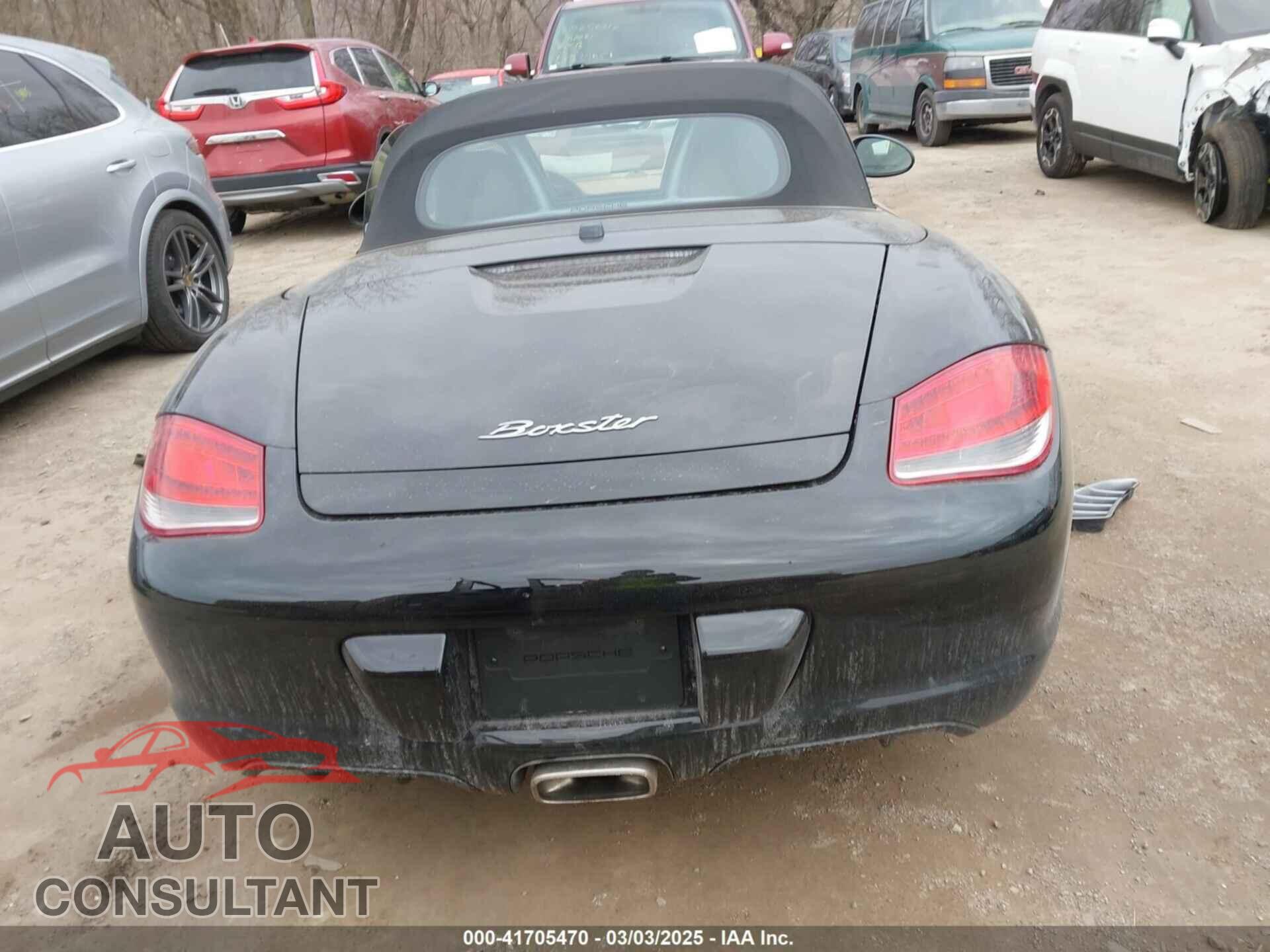 PORSCHE BOXSTER 2011 - WP0CA2A88BS710376