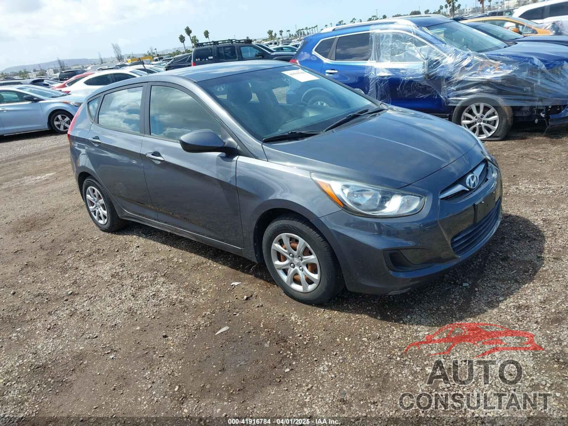 HYUNDAI ACCENT 2012 - KMHCT5AE9CU046673