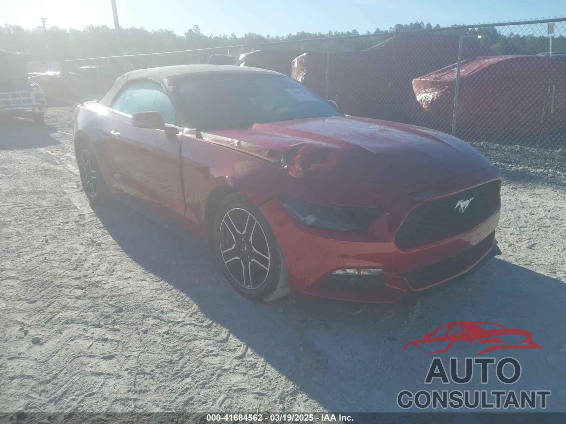 FORD MUSTANG 2017 - 1FATP8UH6H5239273