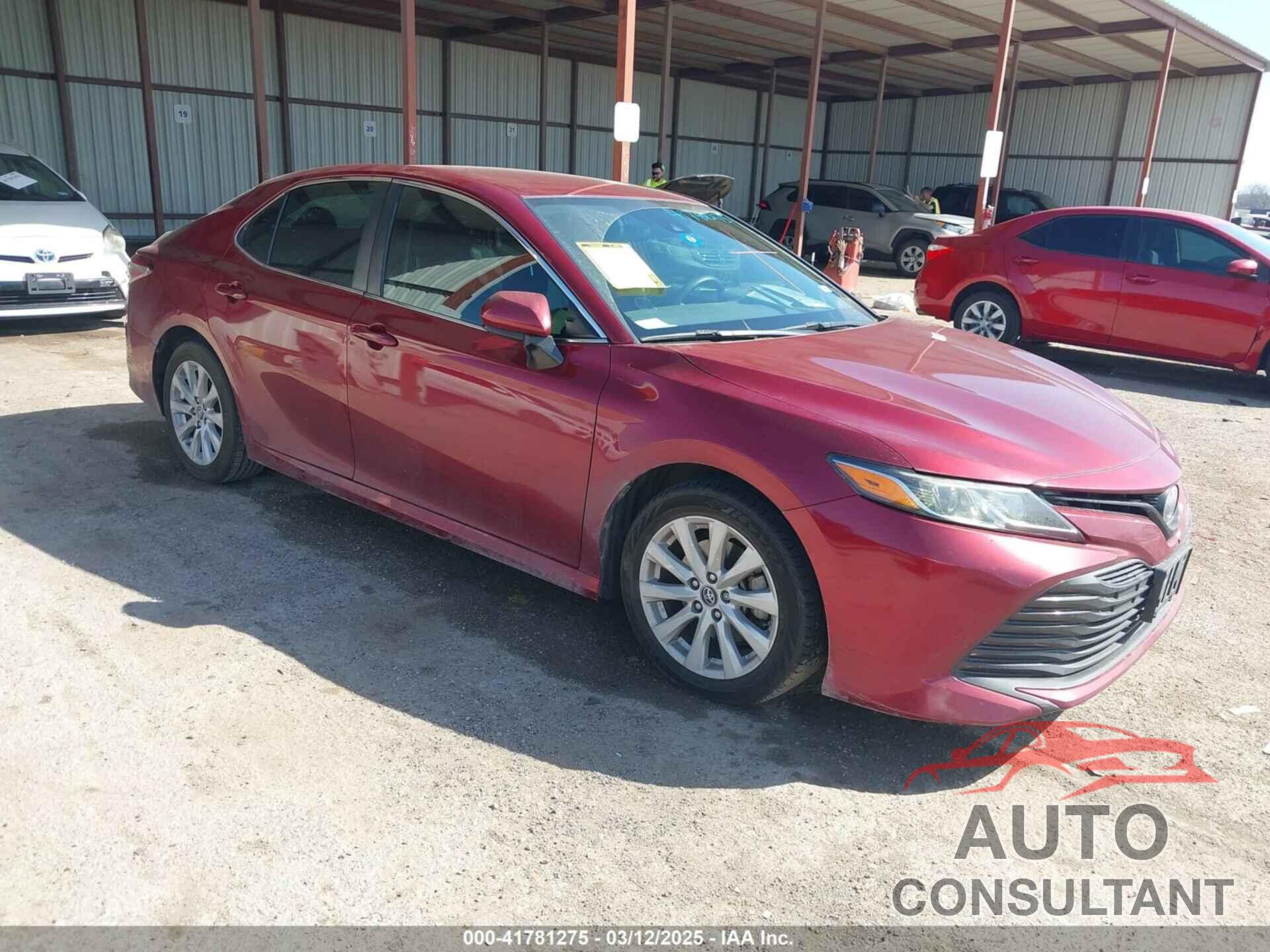 TOYOTA CAMRY 2019 - 4T1B11HK4KU725075