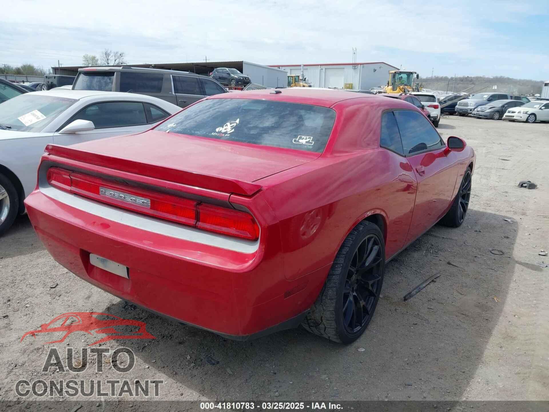 DODGE CHALLENGER 2012 - 2C3CDYAG4CH180843