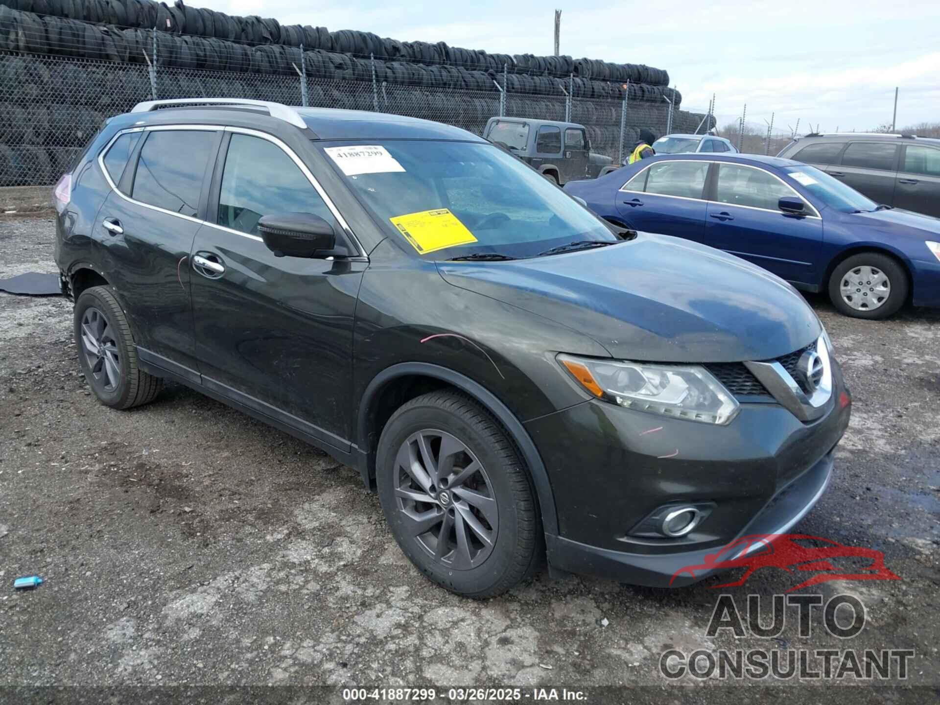 NISSAN ROGUE 2016 - 5N1AT2MV0GC856643