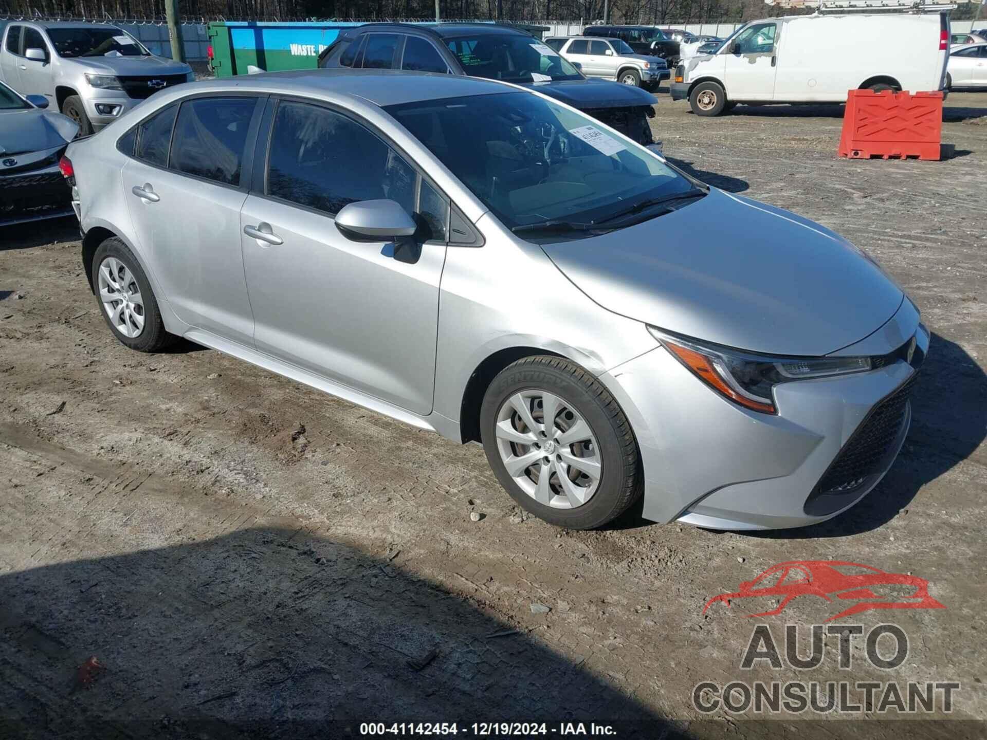 TOYOTA COROLLA 2020 - JTDEPRAE2LJ018188