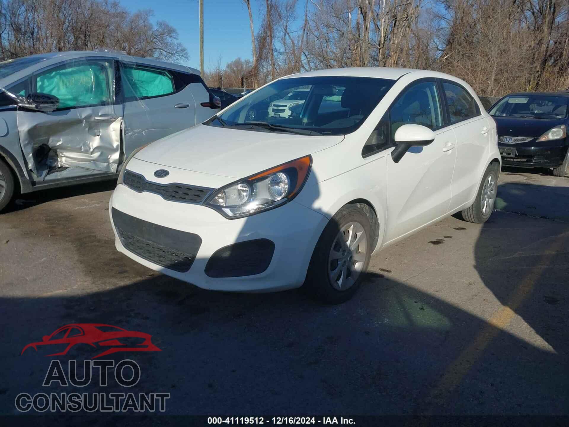 KIA RIO5 2012 - KNADN5A3XC6011434