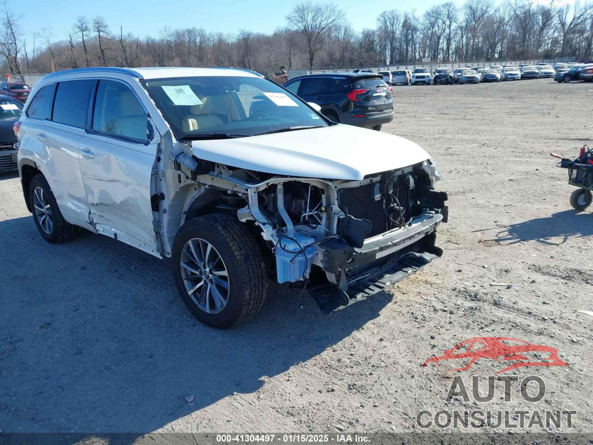 TOYOTA HIGHLANDER 2017 - 5TDJZRFH6HS519882