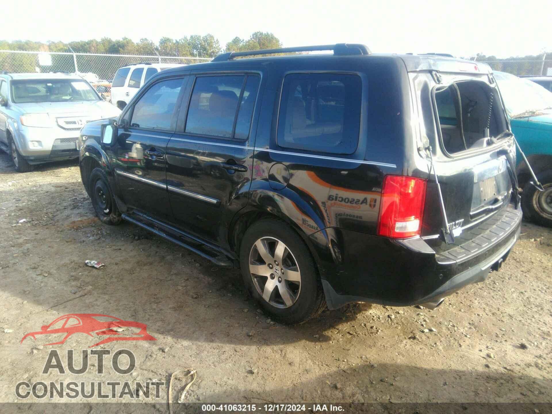 HONDA PILOT 2012 - 5FNYF3H90CB035309