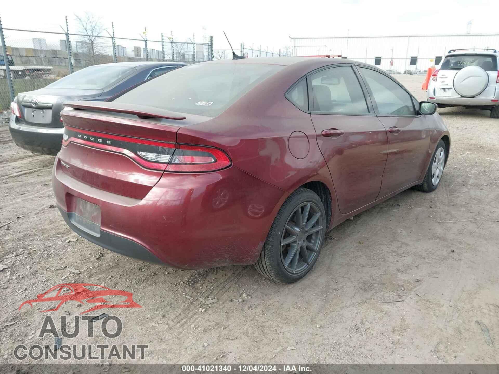 DODGE DART 2015 - 1C3CDFAA7FD364224