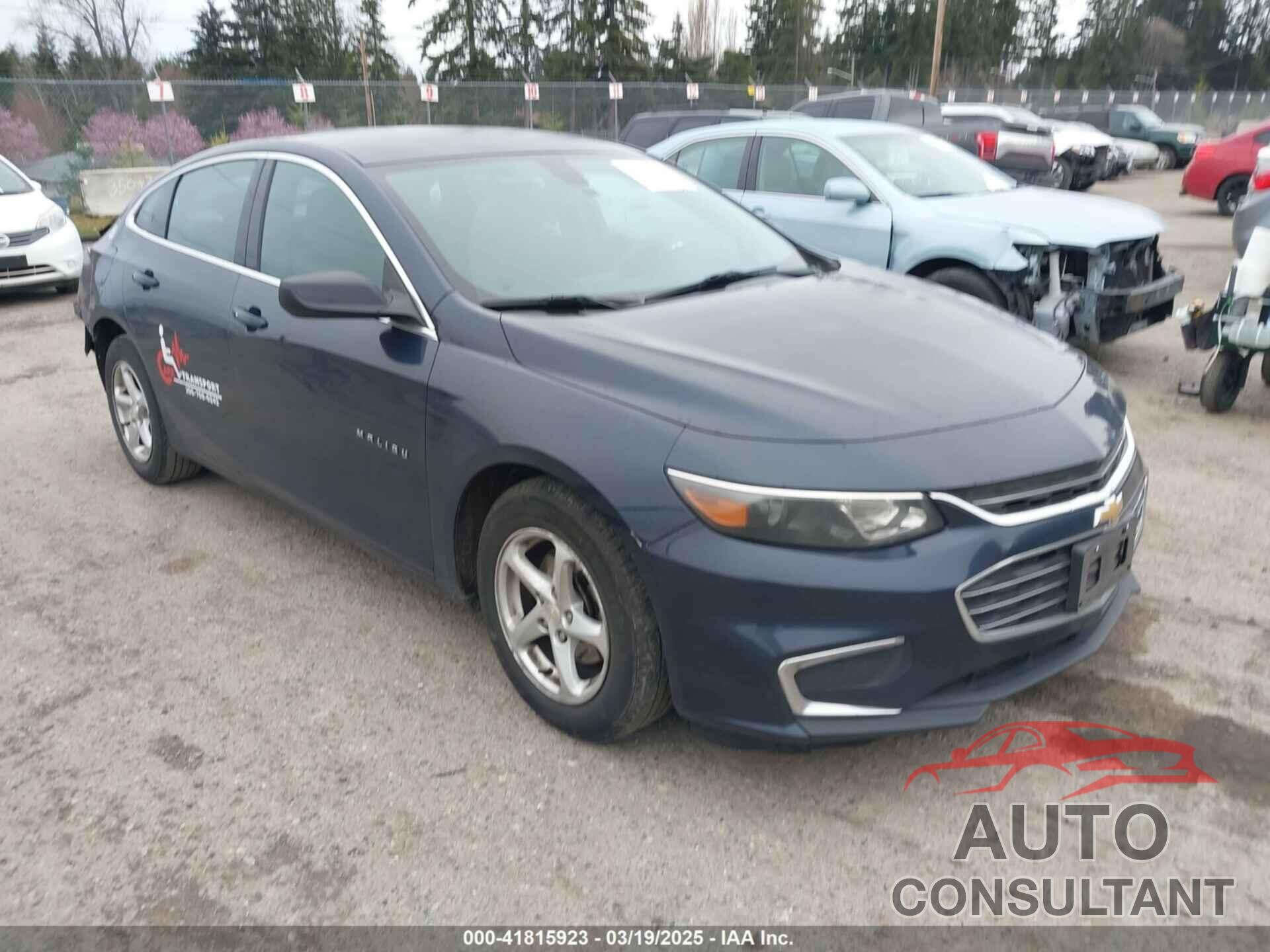 CHEVROLET MALIBU 2017 - 1G1ZC5STXHF264007