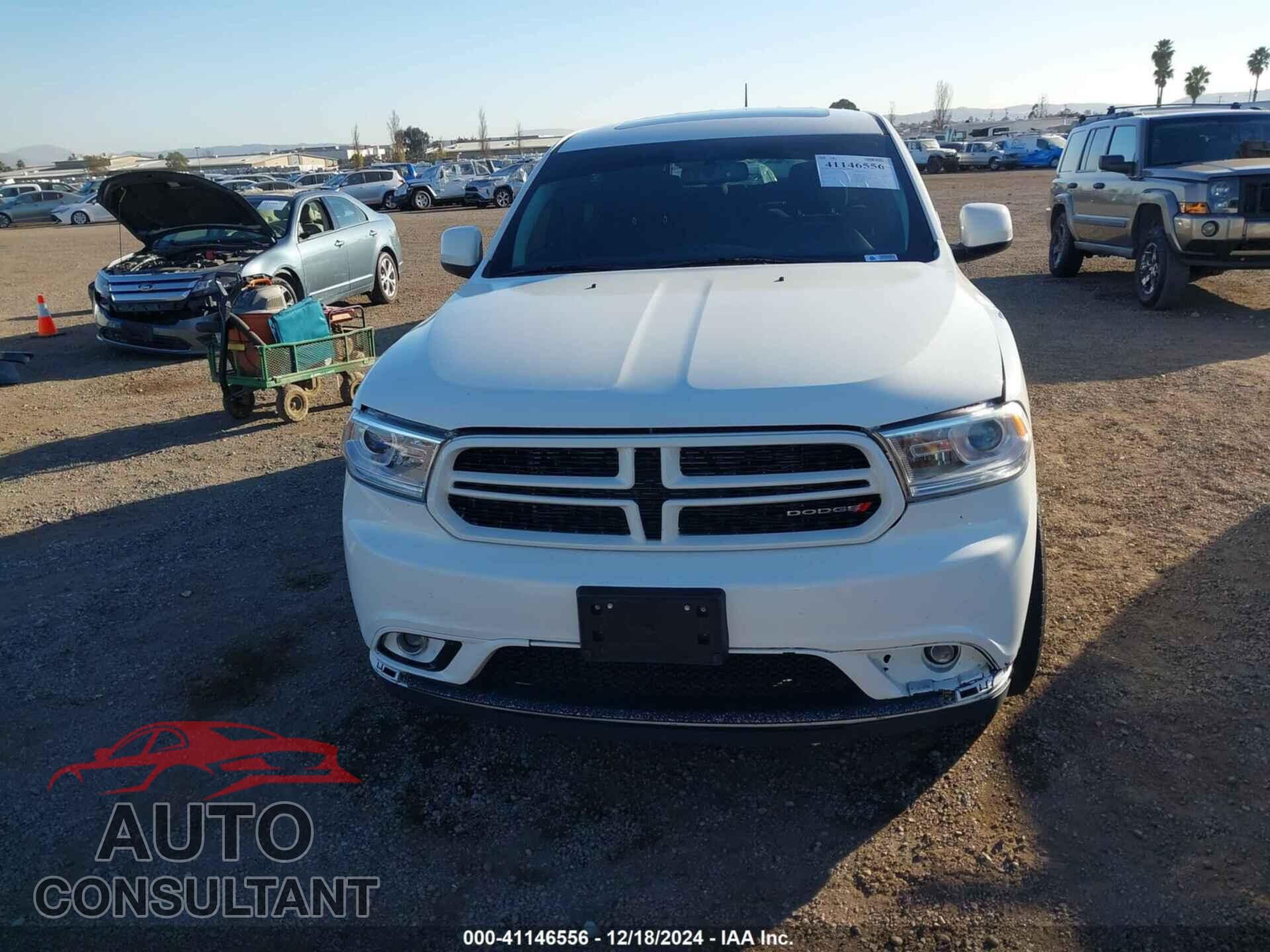 DODGE DURANGO 2012 - 1C4RDHAGXCC257238