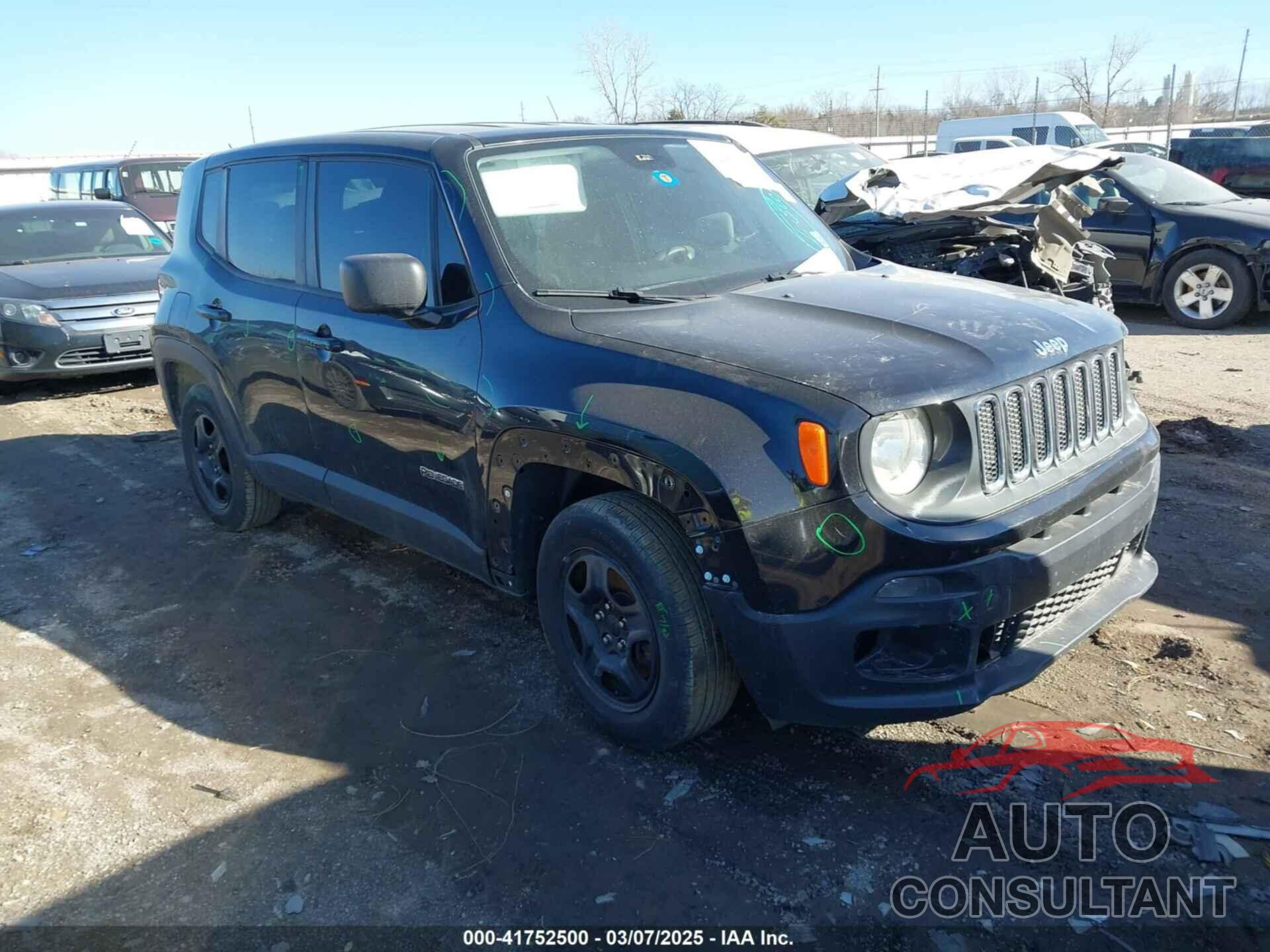JEEP RENEGADE 2017 - ZACCJAAB7HPF43822