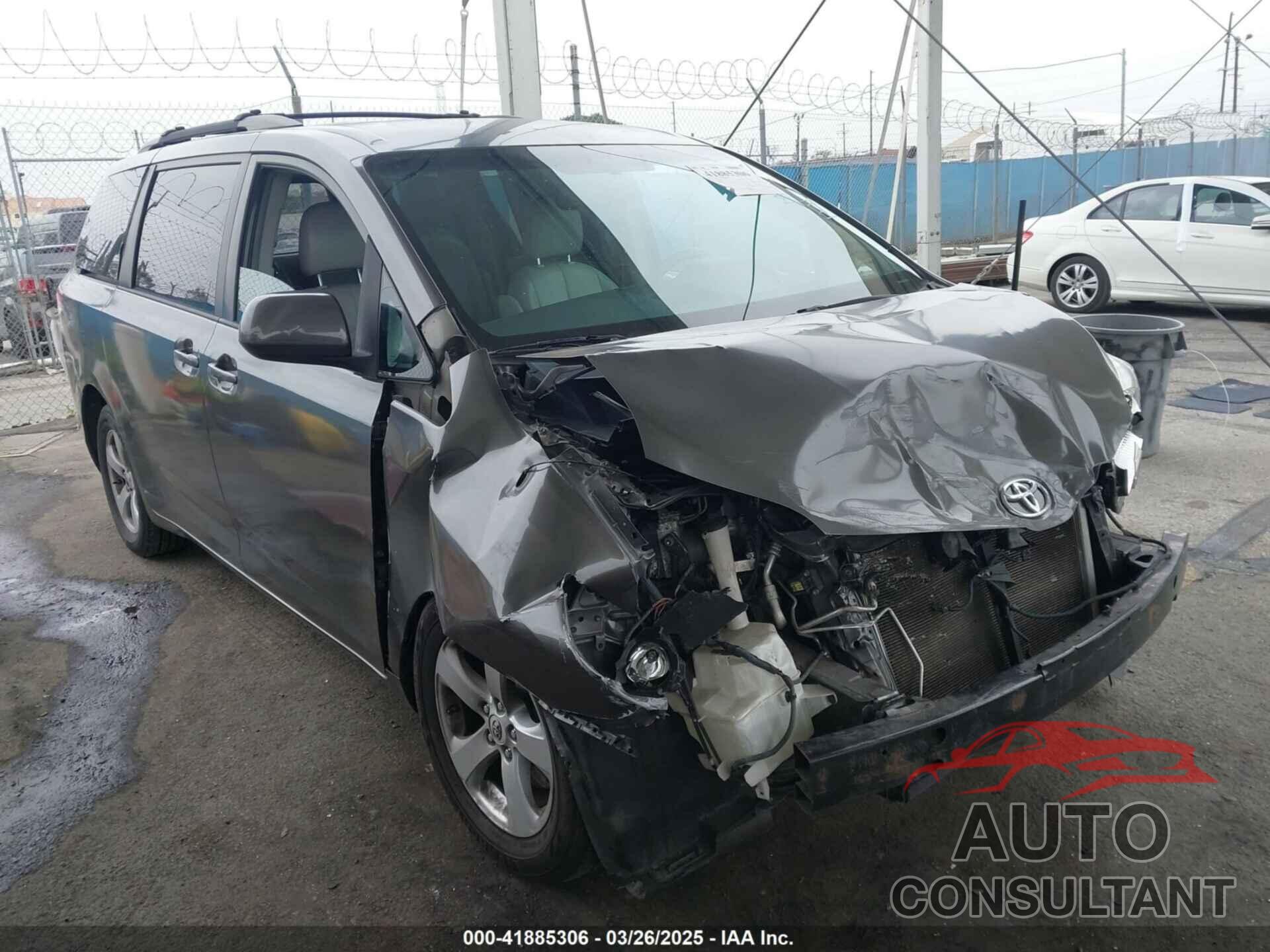 TOYOTA SIENNA 2012 - 5TDKK3DC4CS236502