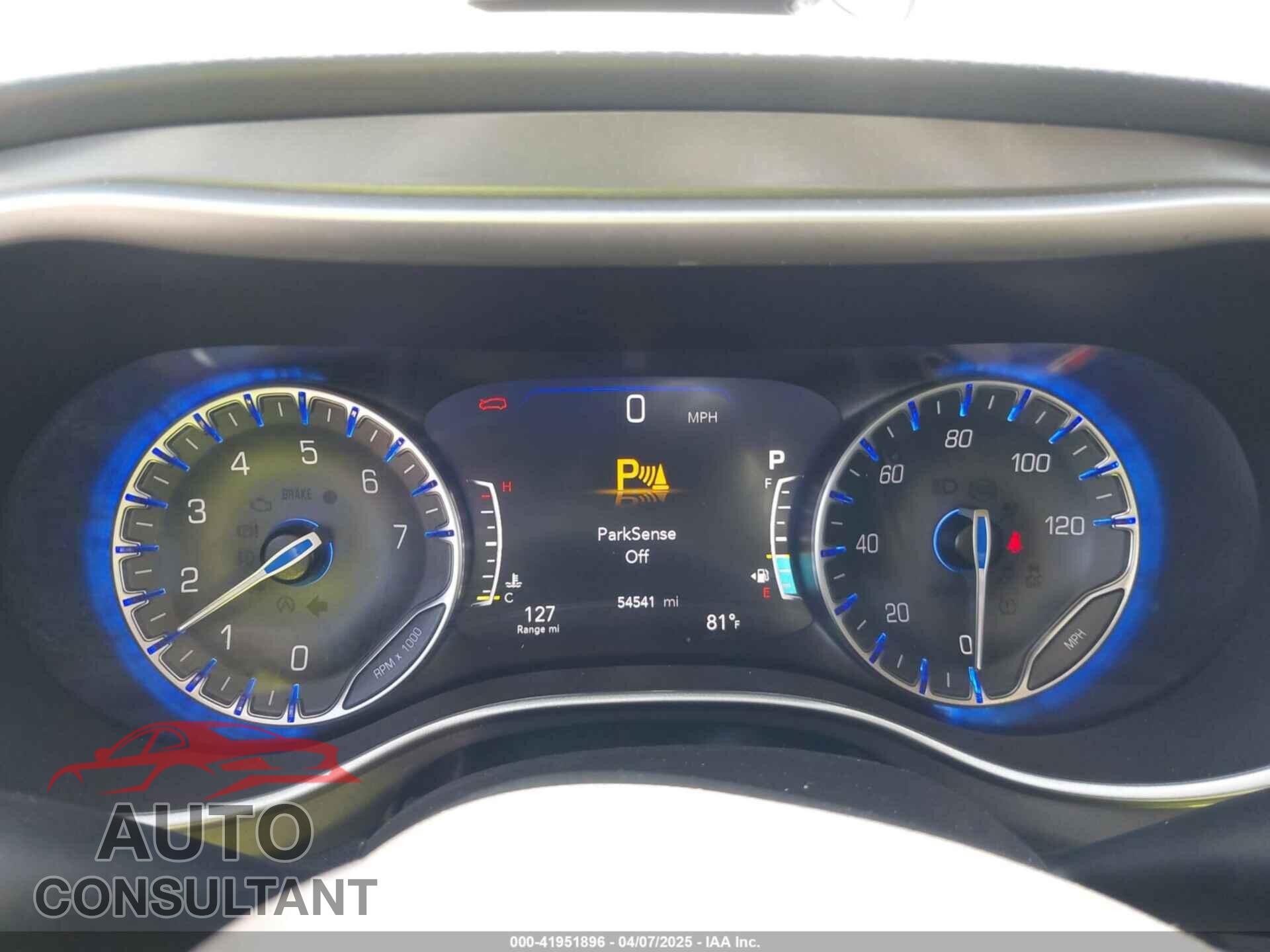 CHRYSLER PACIFICA 2023 - 2C4RC1BG7PR607110