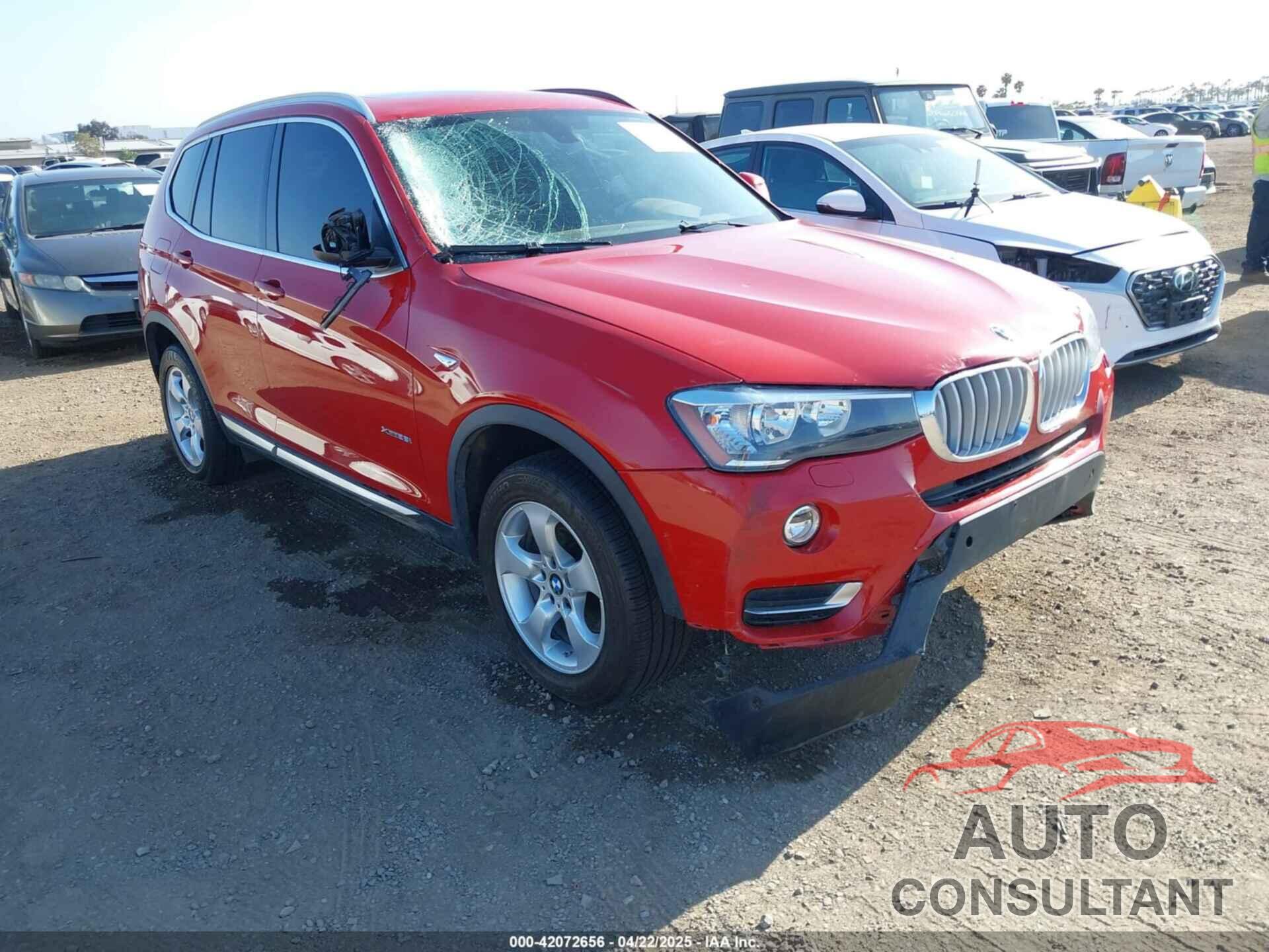 BMW X3 2016 - 5UXWX9C53G0D95157