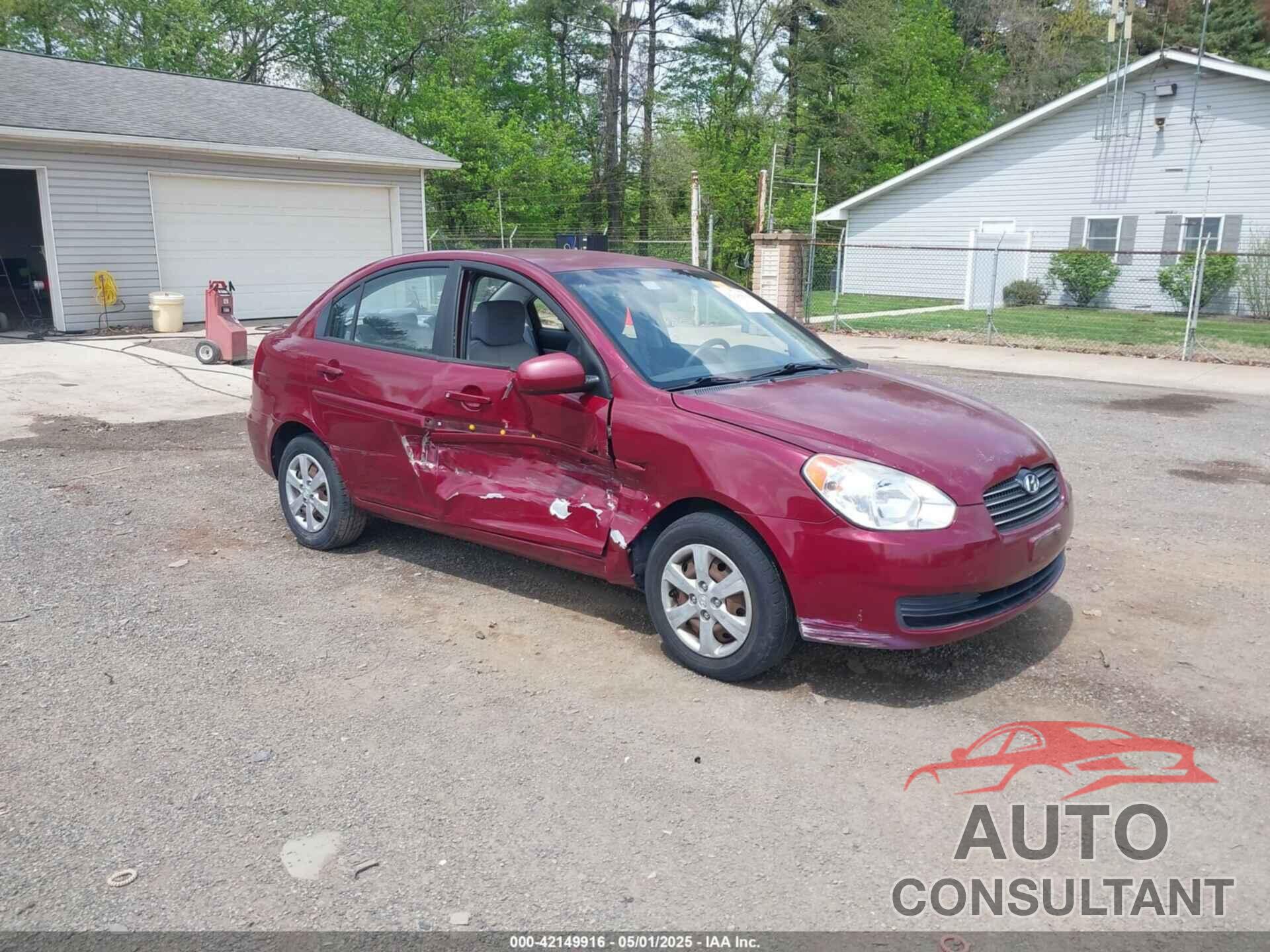 HYUNDAI ACCENT 2011 - KMHCN4AC6BU599816