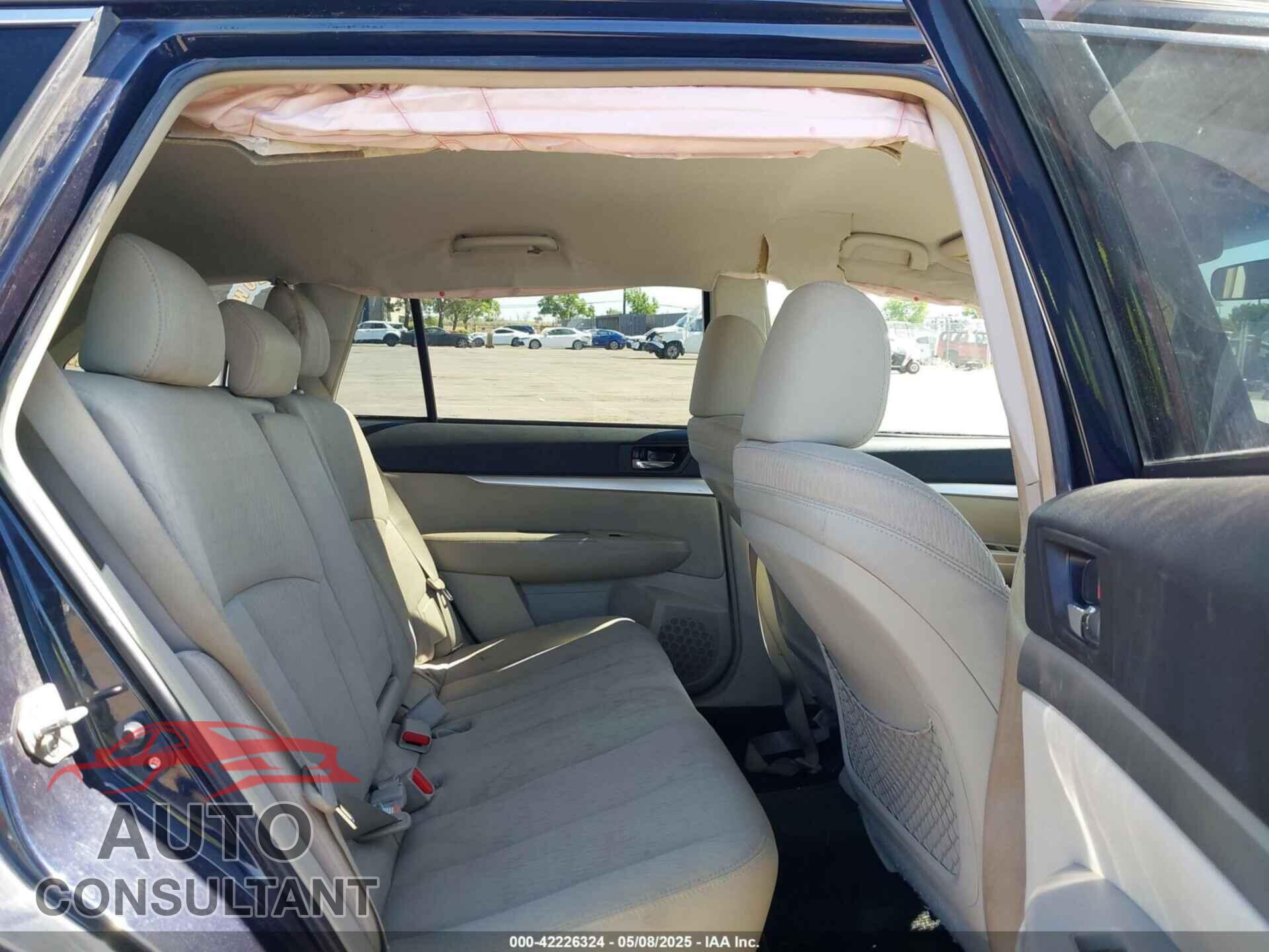 SUBARU OUTBACK 2012 - 4S4BRBCC2C3301920