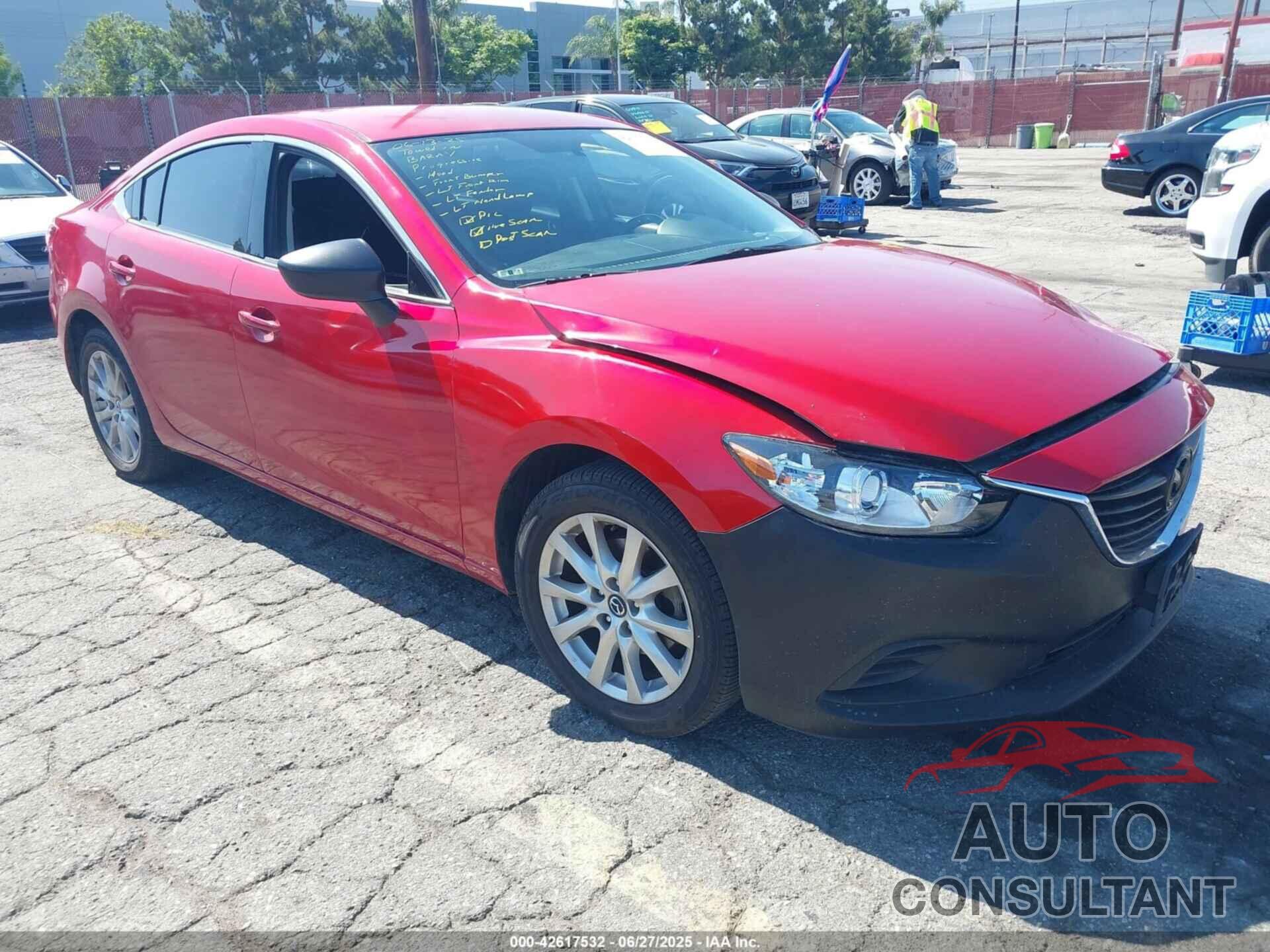 MAZDA MAZDA6 2015 - JM1GJ1U56F1220043
