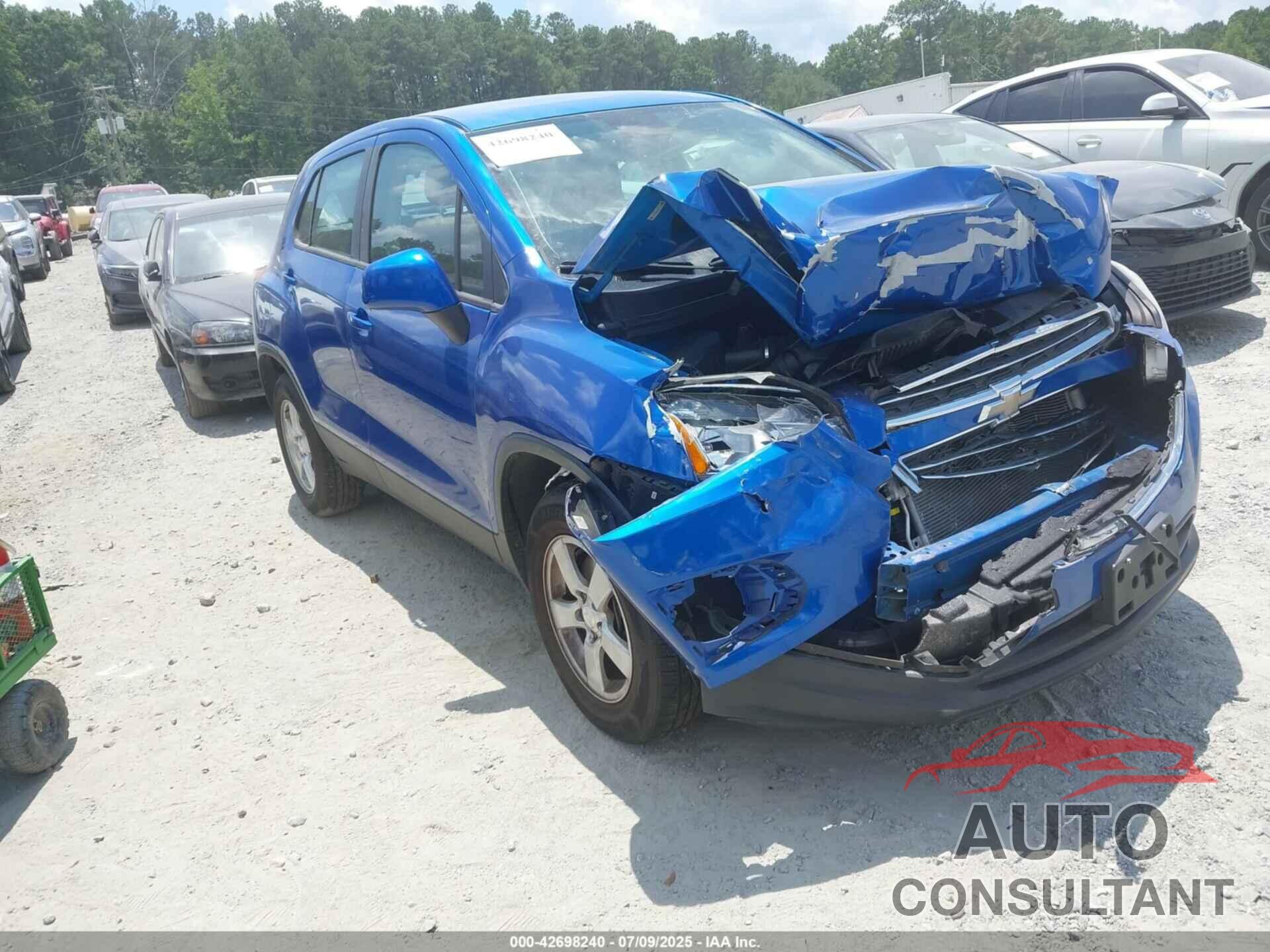 CHEVROLET TRAX 2016 - KL7CJNSB2GB631446