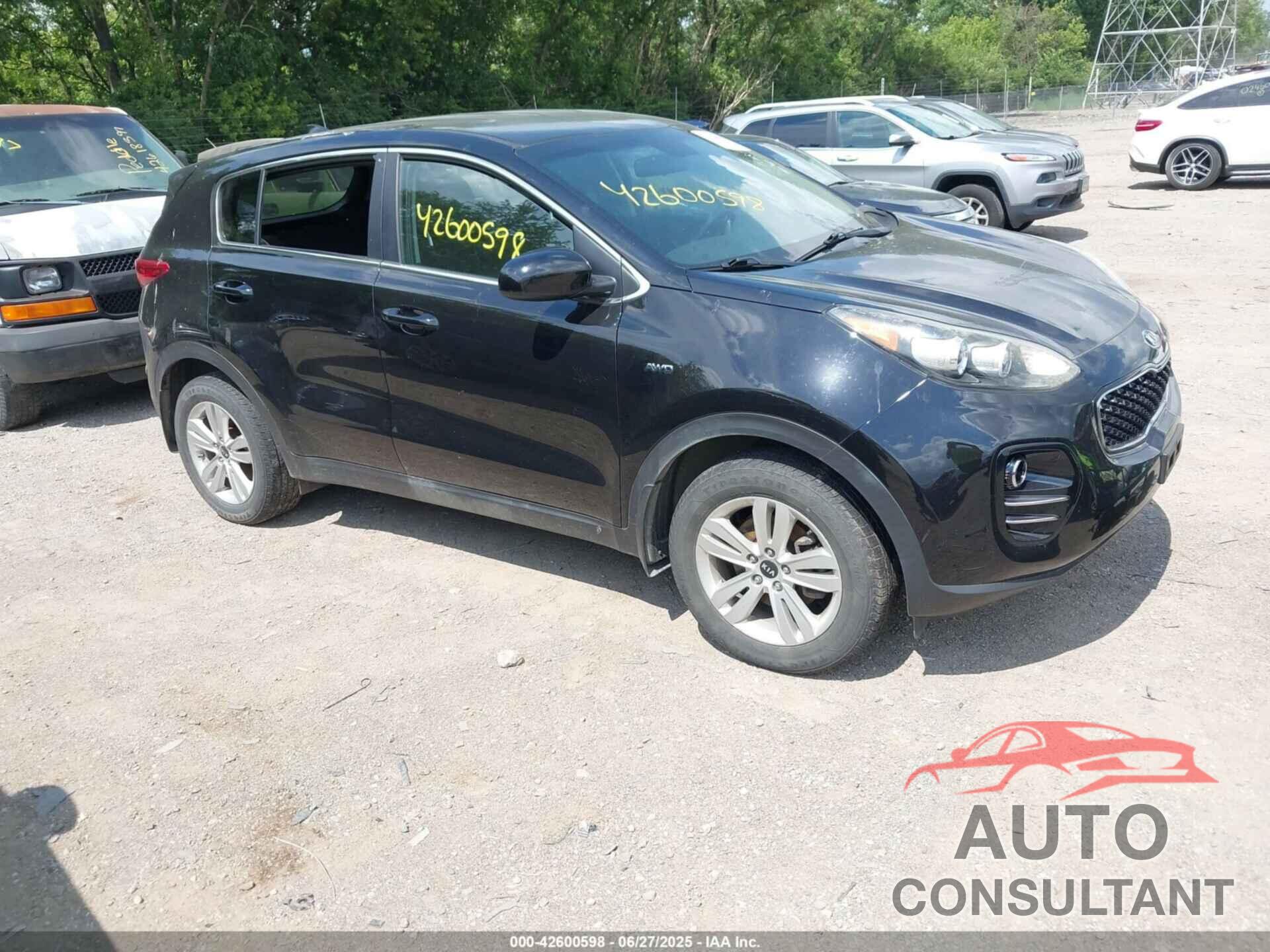KIA SPORTAGE 2018 - KNDPMCACXJ7426168