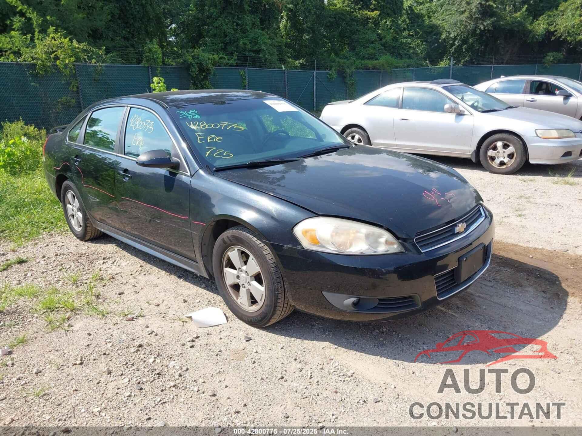 CHEVROLET IMPALA 2010 - 2G1WB5EK9A1152160
