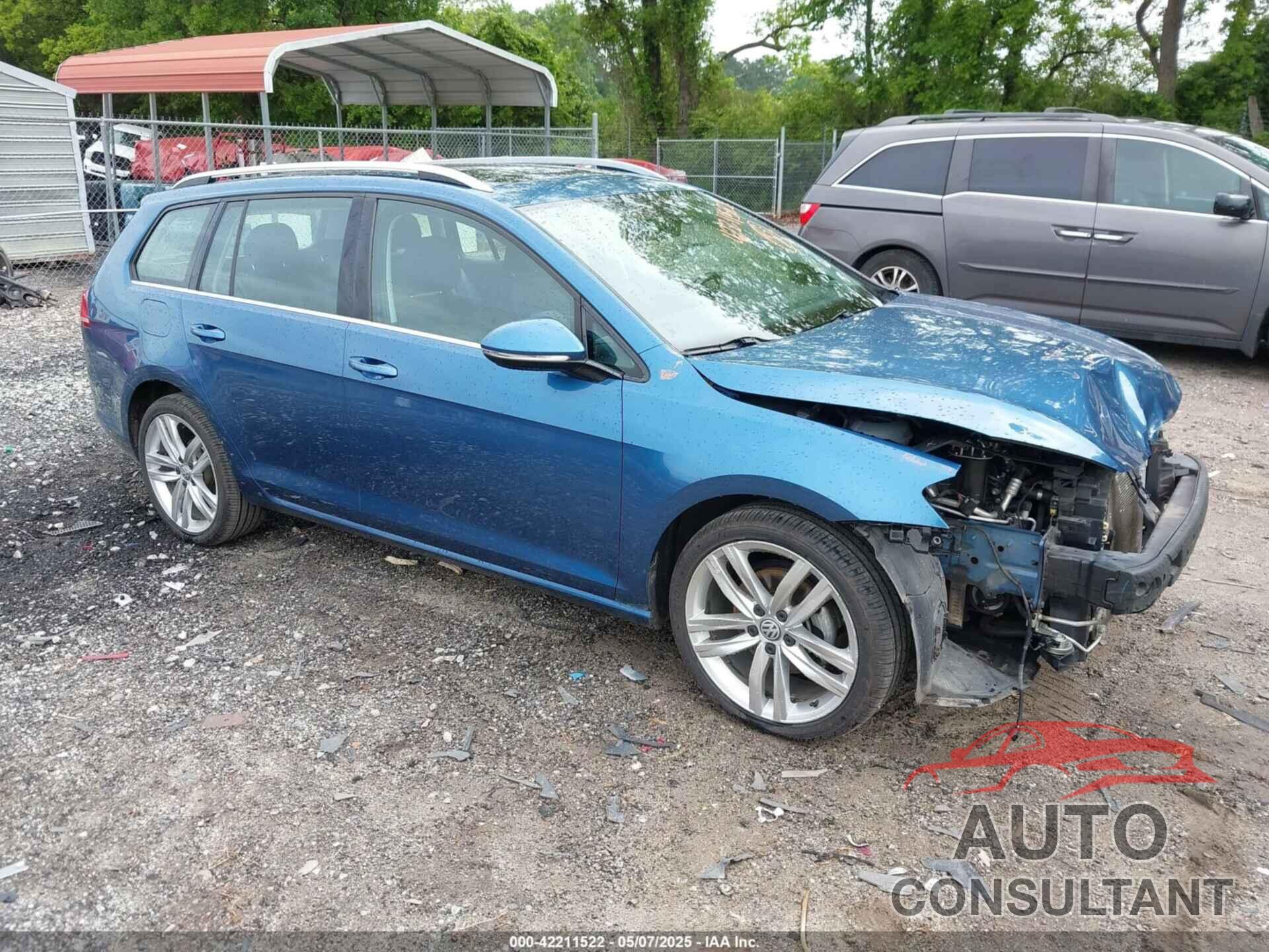 VOLKSWAGEN GOLF SPORTWAGEN 2015 - 3VWCA7AU4FM509306