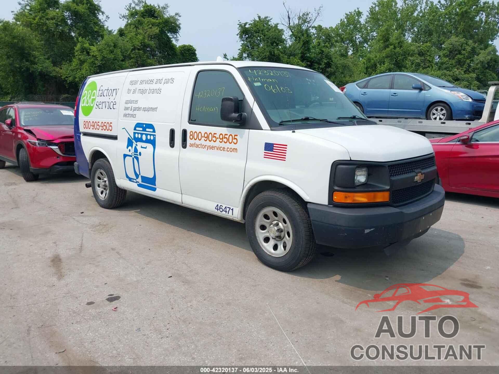 CHEVROLET EXPRESS 1500 2014 - 1GCSGAFXXE1166171