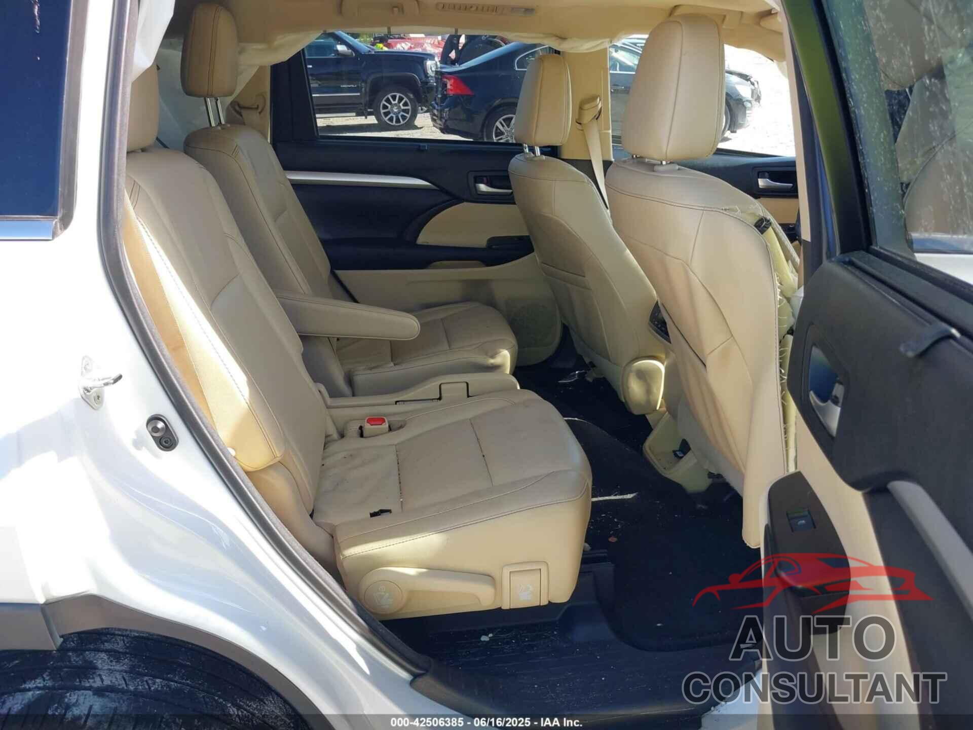 TOYOTA HIGHLANDER 2017 - 5TDKZRFH4HS525085