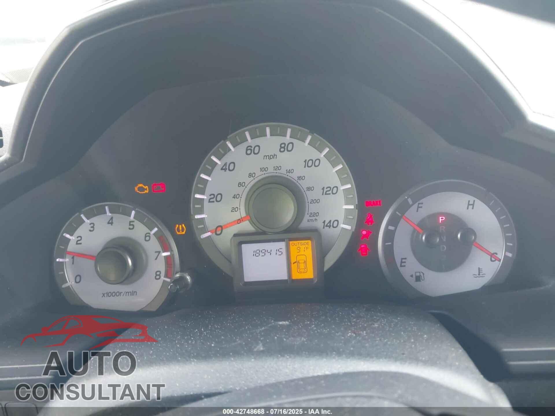 HONDA PILOT 2013 - 5FNYF3H52DB026819