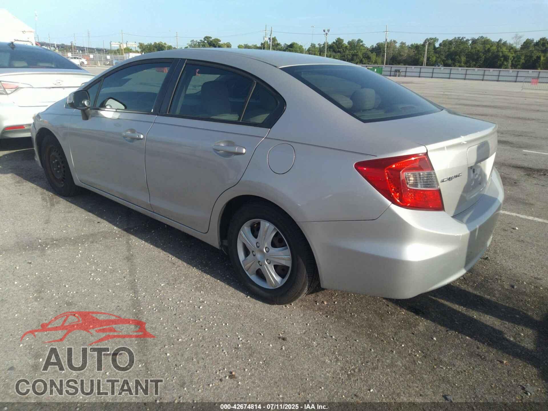 HONDA CIVIC 2012 - 2HGFB2E52CH530539