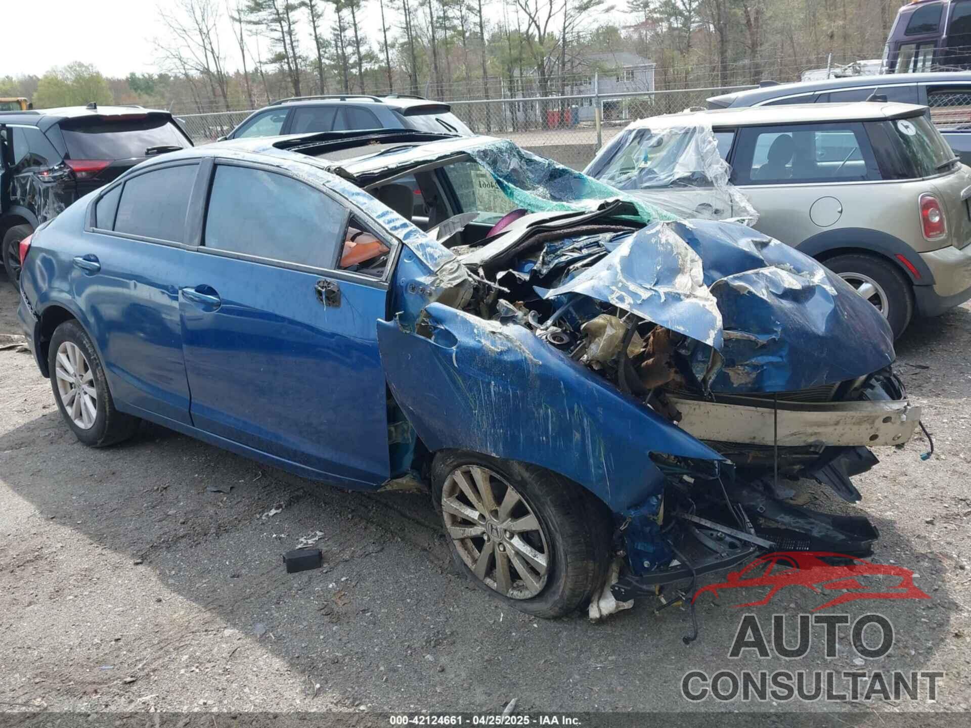 HONDA CIVIC 2012 - 2HGFB2F8XCH554595