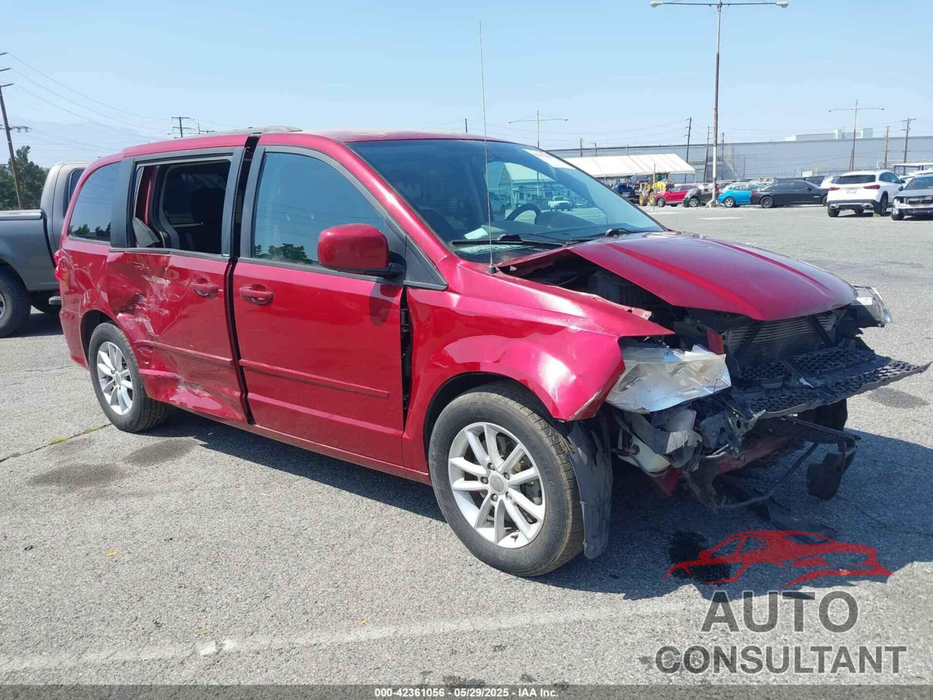 DODGE GRAND CARAVAN 2014 - 2C4RDGCG1ER305260