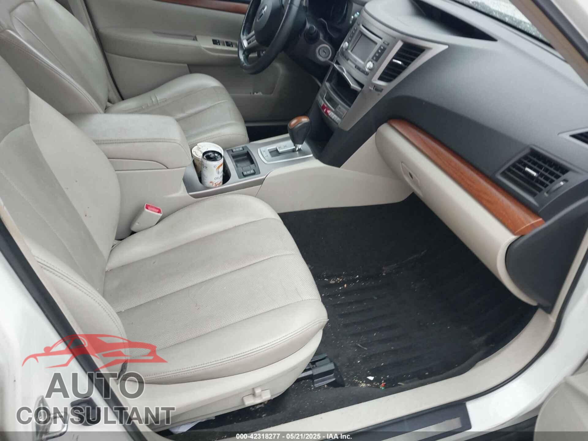 SUBARU OUTBACK 2013 - 4S4BRBKC1D3304620