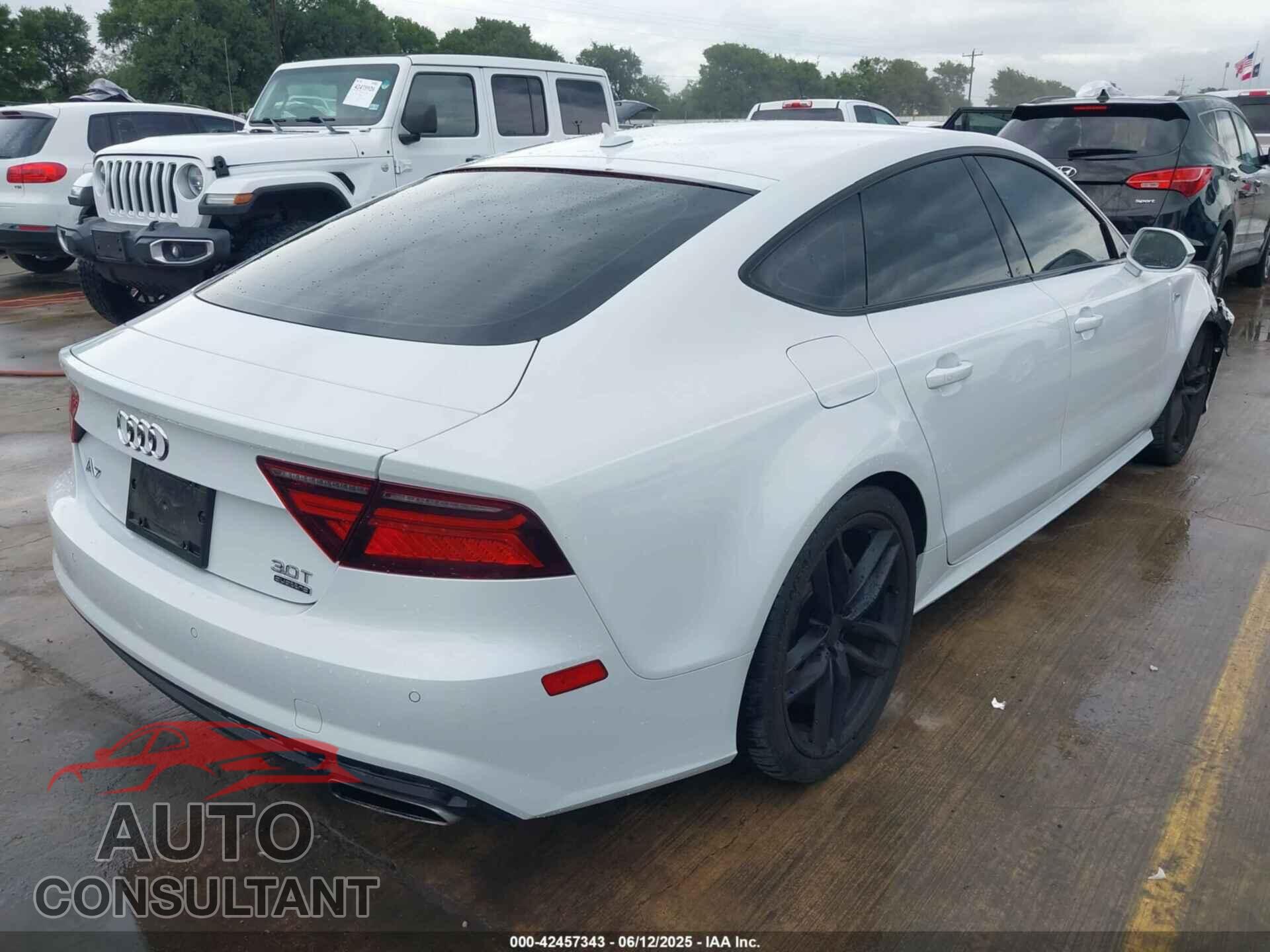 AUDI A7 2016 - WAU2GAFCXGN166323