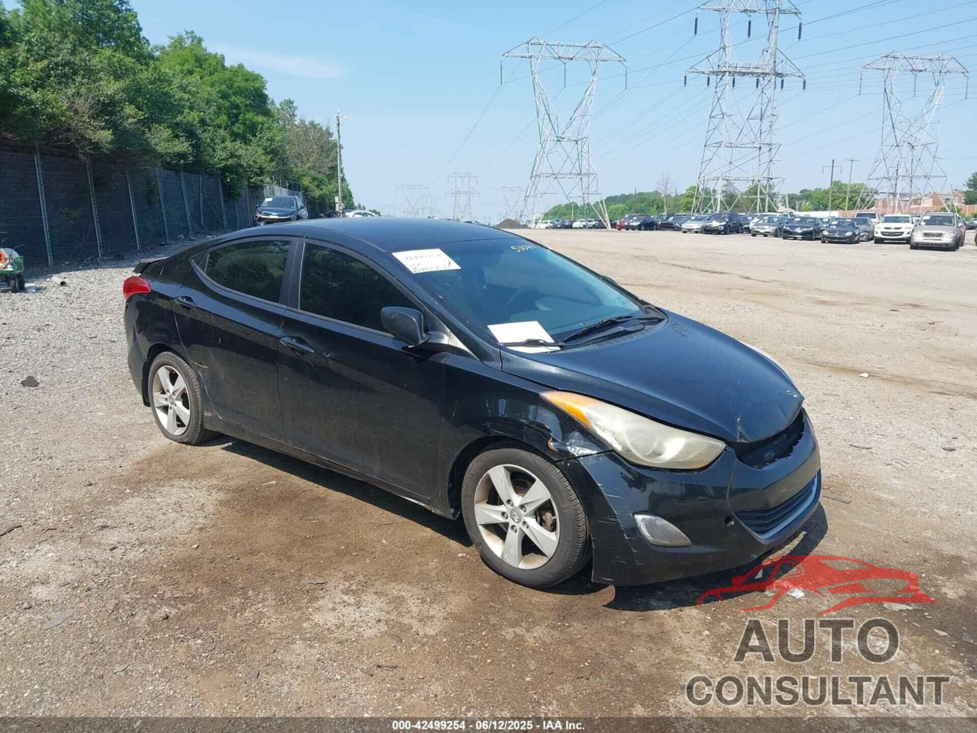 HYUNDAI ELANTRA 2013 - KMHDH4AEXDU530711