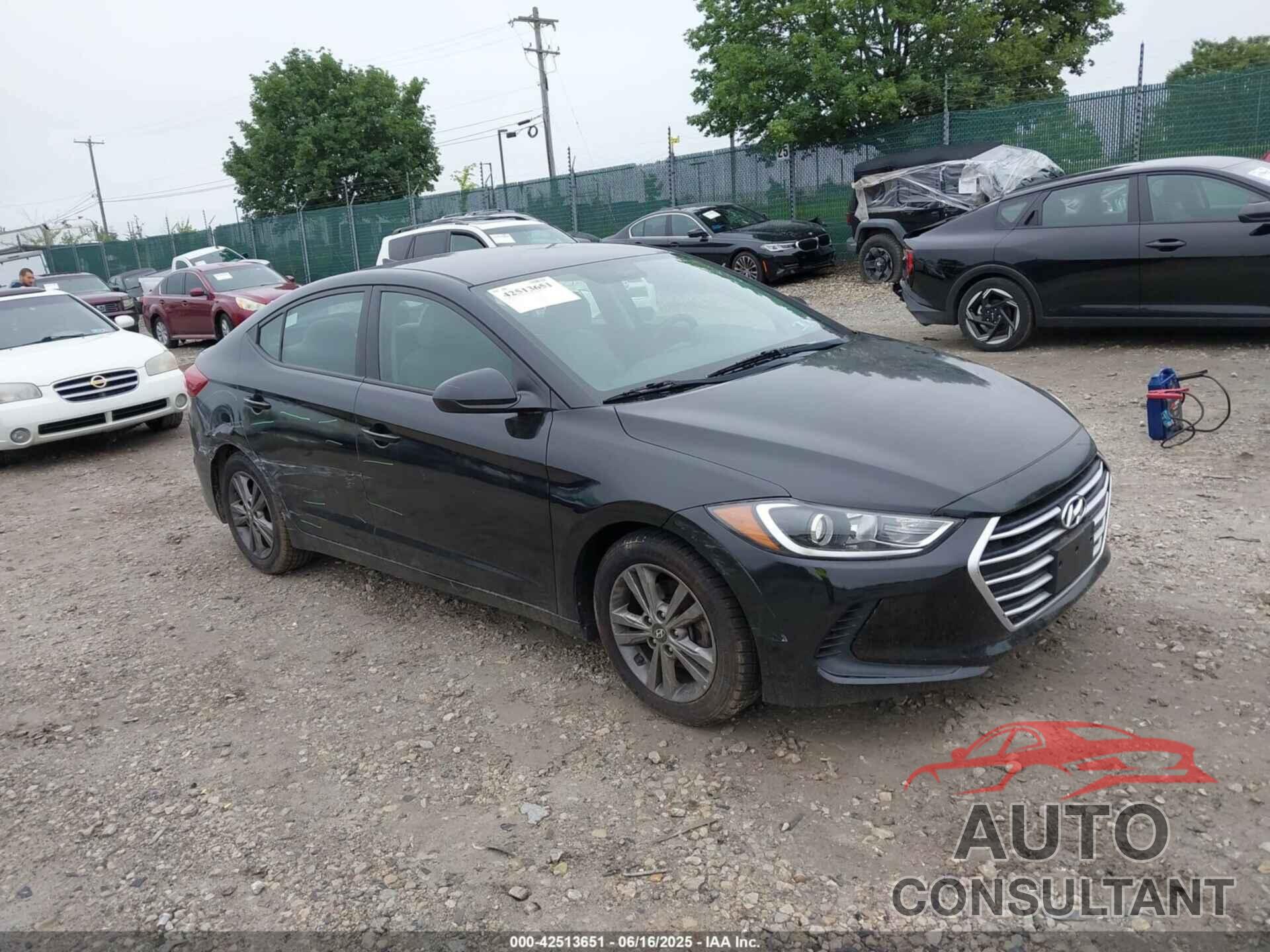 HYUNDAI ELANTRA 2018 - 5NPD84LF4JH309363