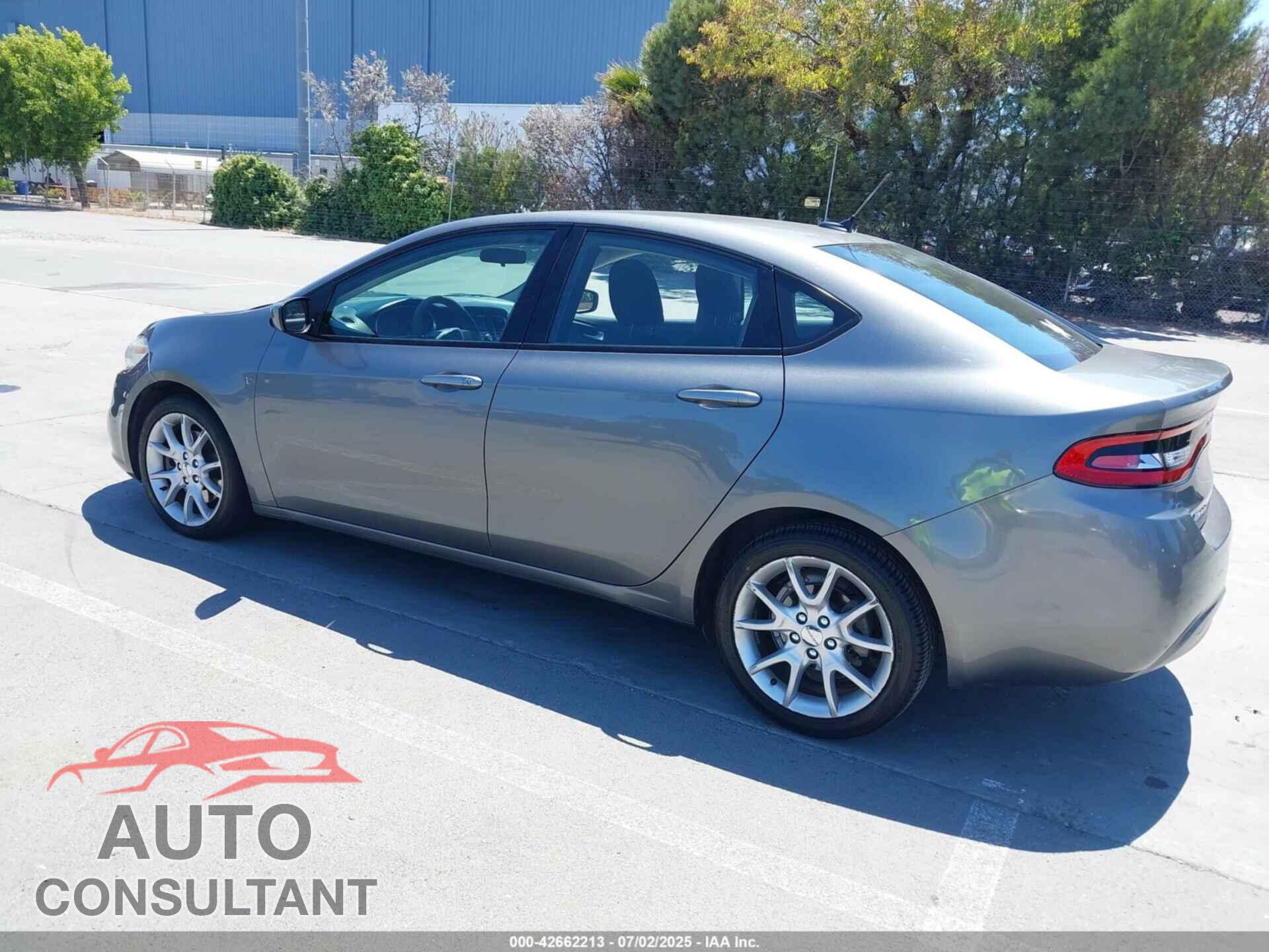 DODGE DART 2013 - 1C3CDFBA7DD152824