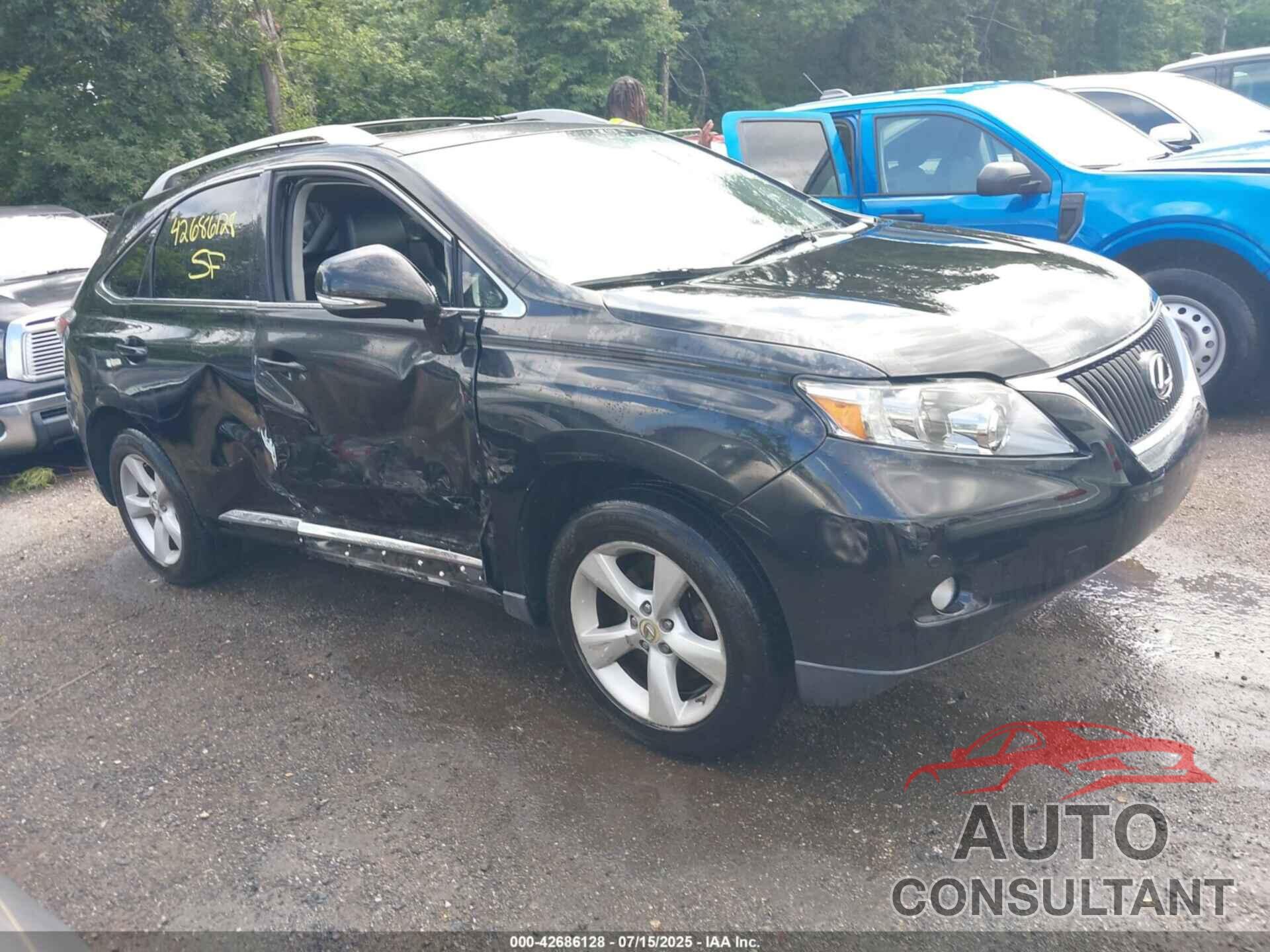 LEXUS RX 350 2012 - 2T2BK1BA4CC144719