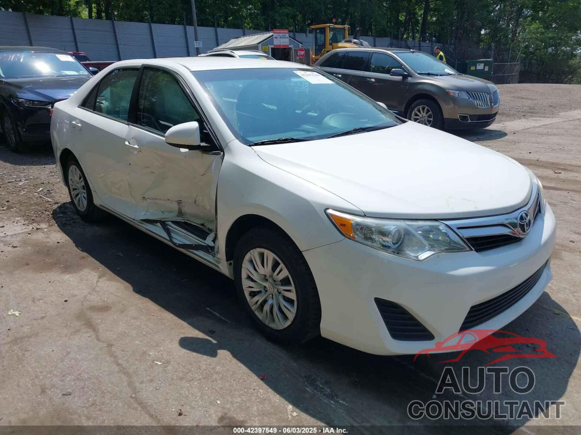 TOYOTA CAMRY 2012 - 4T4BF1FK4CR257490