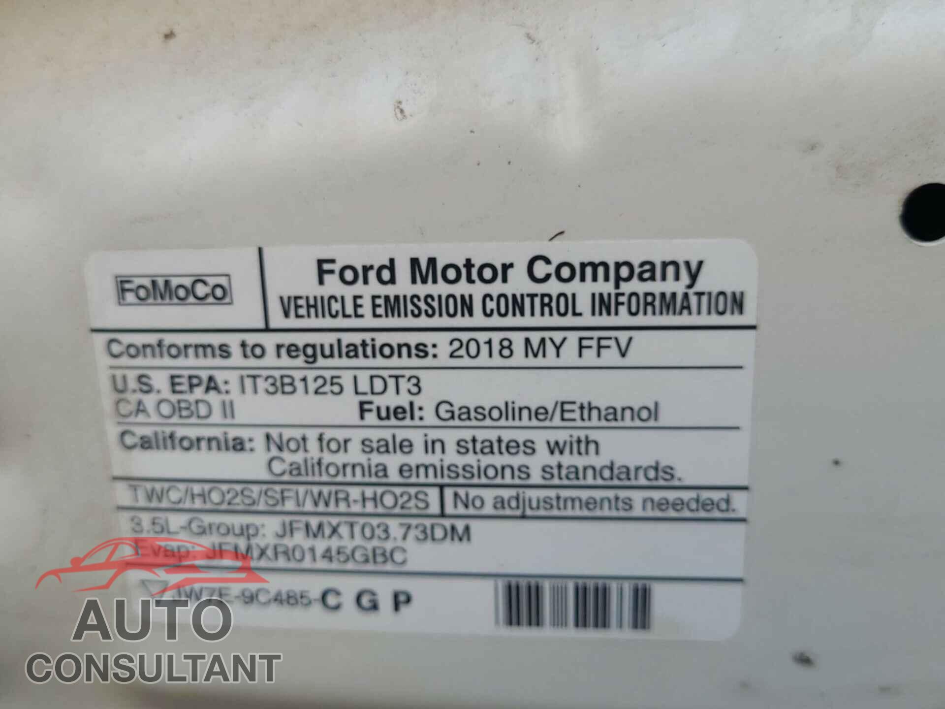 FORD EXPLORER 2018 - 1FM5K8B82JGB35163