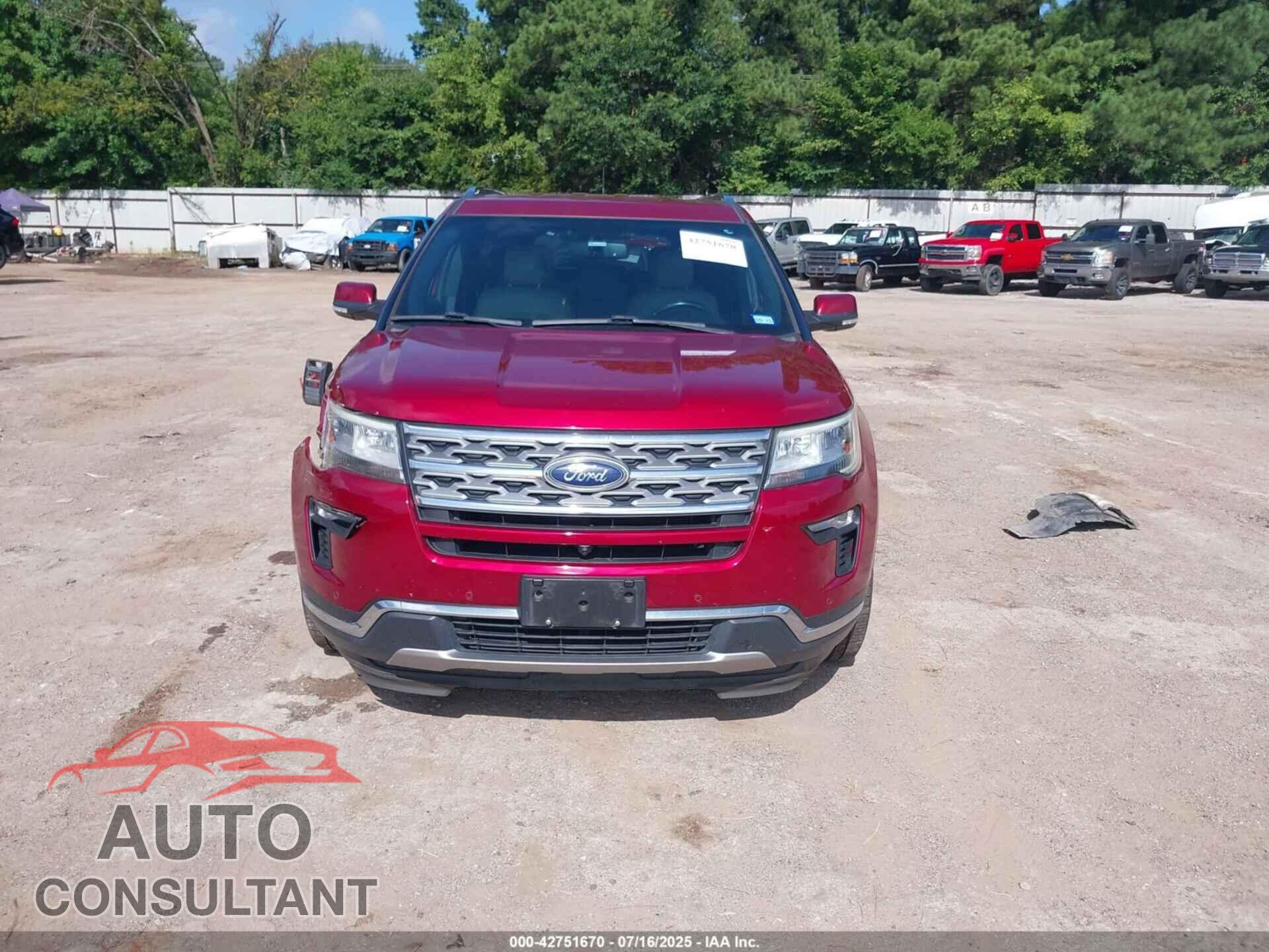 FORD EXPLORER 2018 - 1FM5K7F85JGB35226