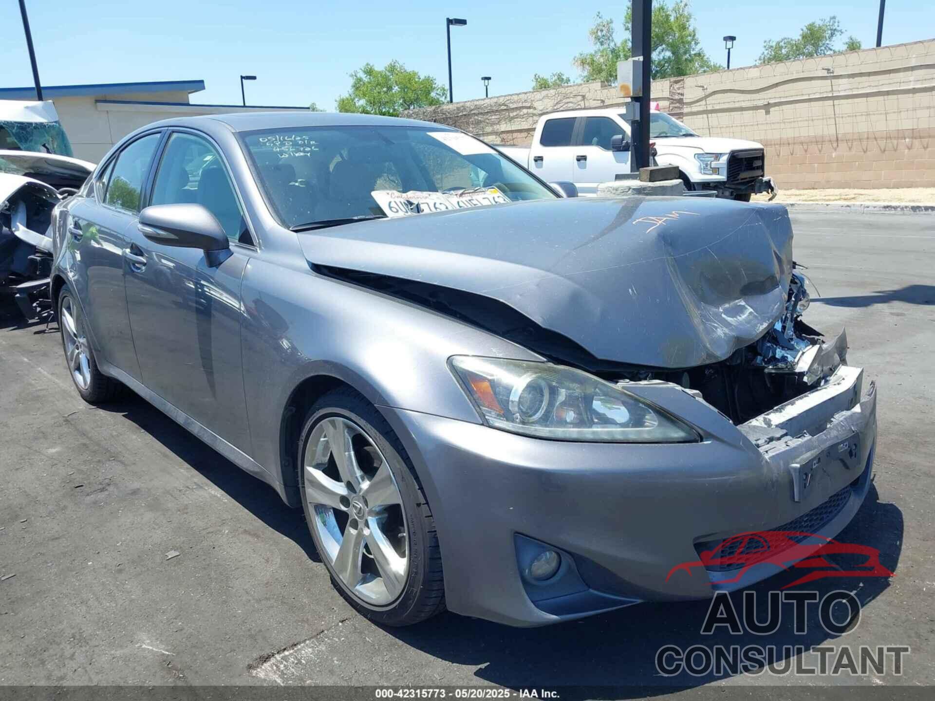 LEXUS IS 250 2012 - JTHBF5C25C2101995