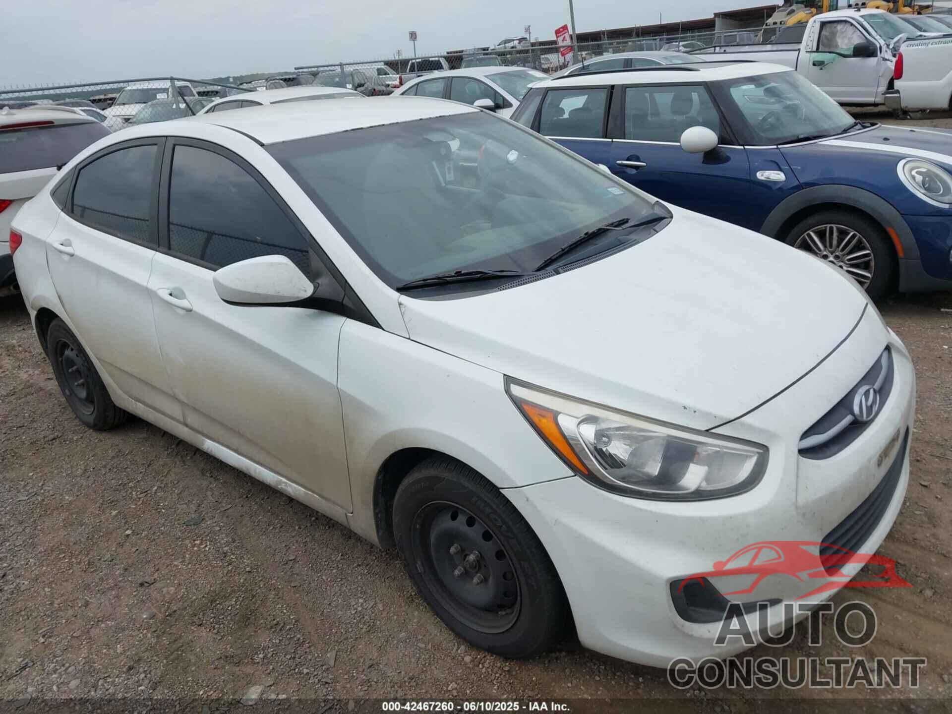 HYUNDAI ACCENT 2015 - KMHCT4AE9FU887522