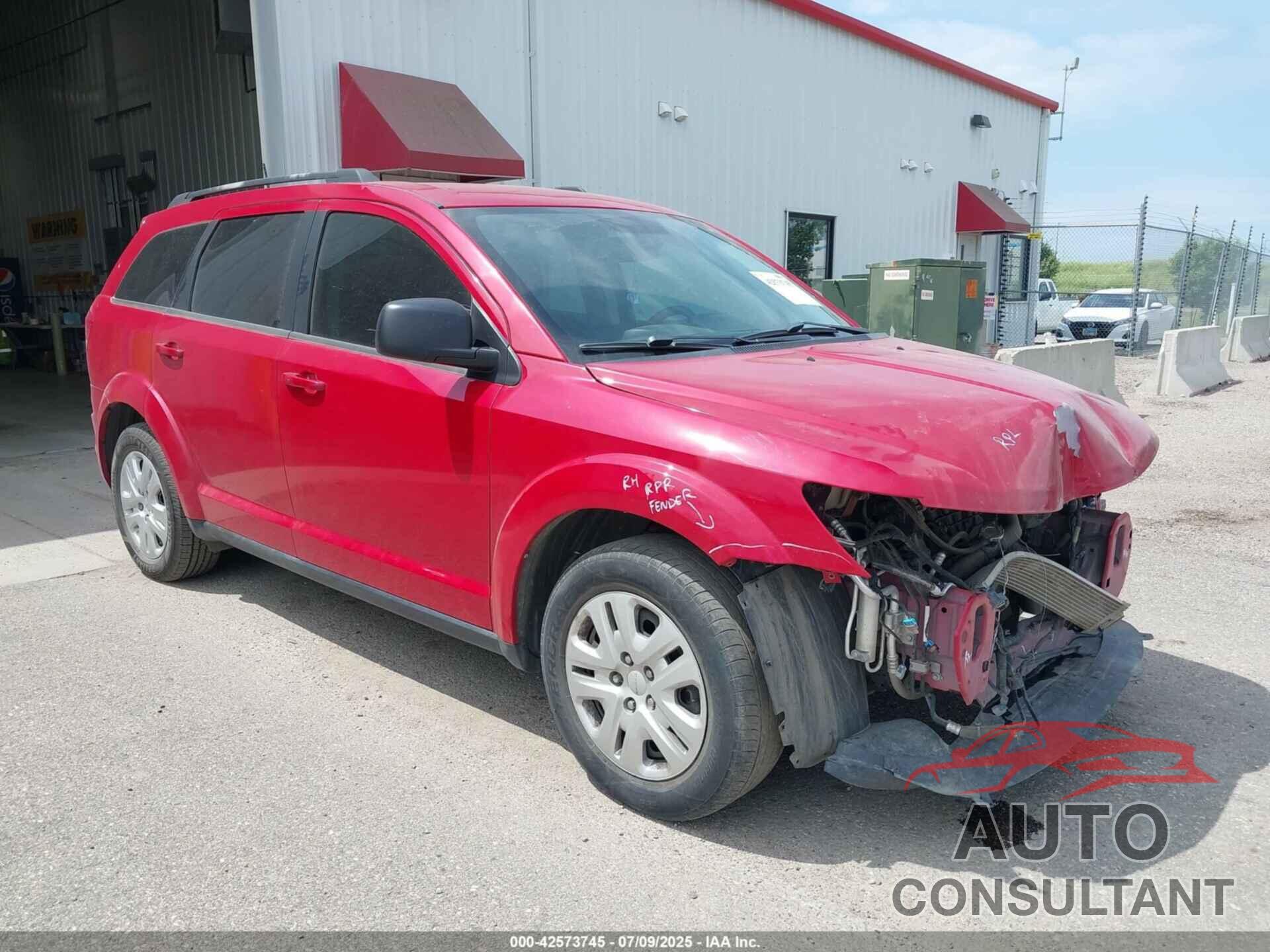 DODGE JOURNEY 2019 - 3C4PDCAB0KT869045
