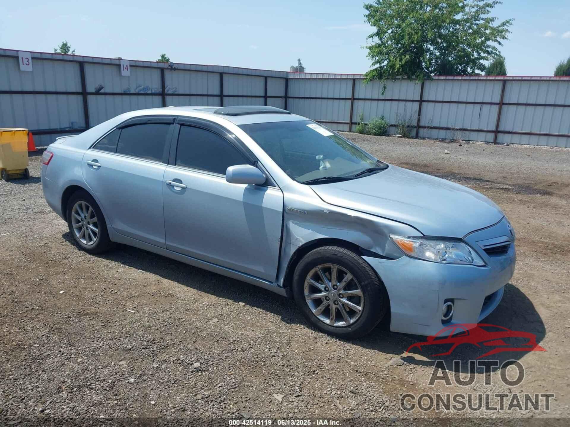 TOYOTA CAMRY HYBRID 2011 - 4T1BB3EK8BU131179