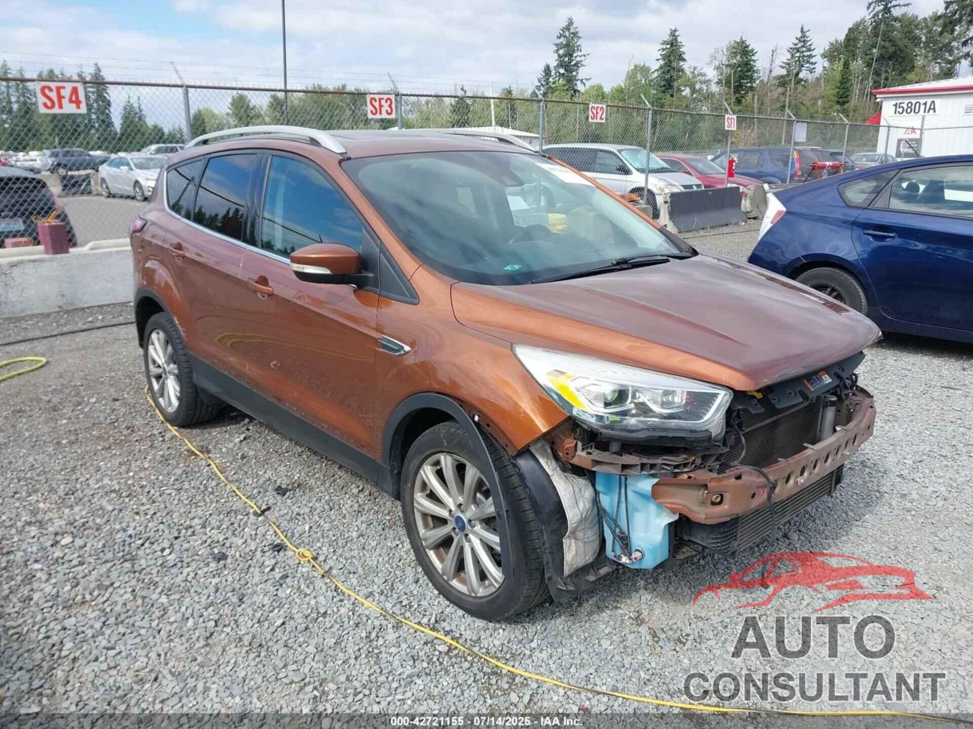 FORD ESCAPE 2017 - 1FMCU9J94HUD88076