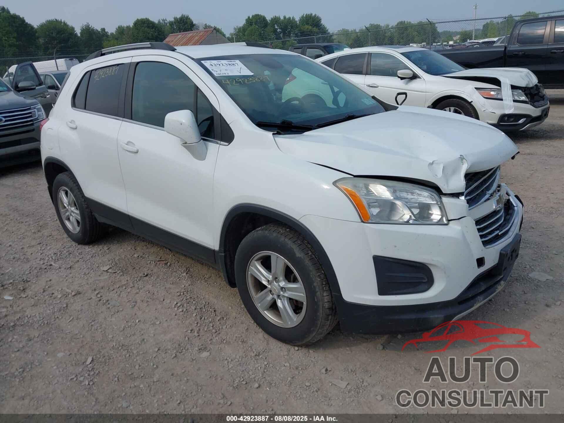 CHEVROLET TRAX 2016 - KL7CJPSB0GB612003
